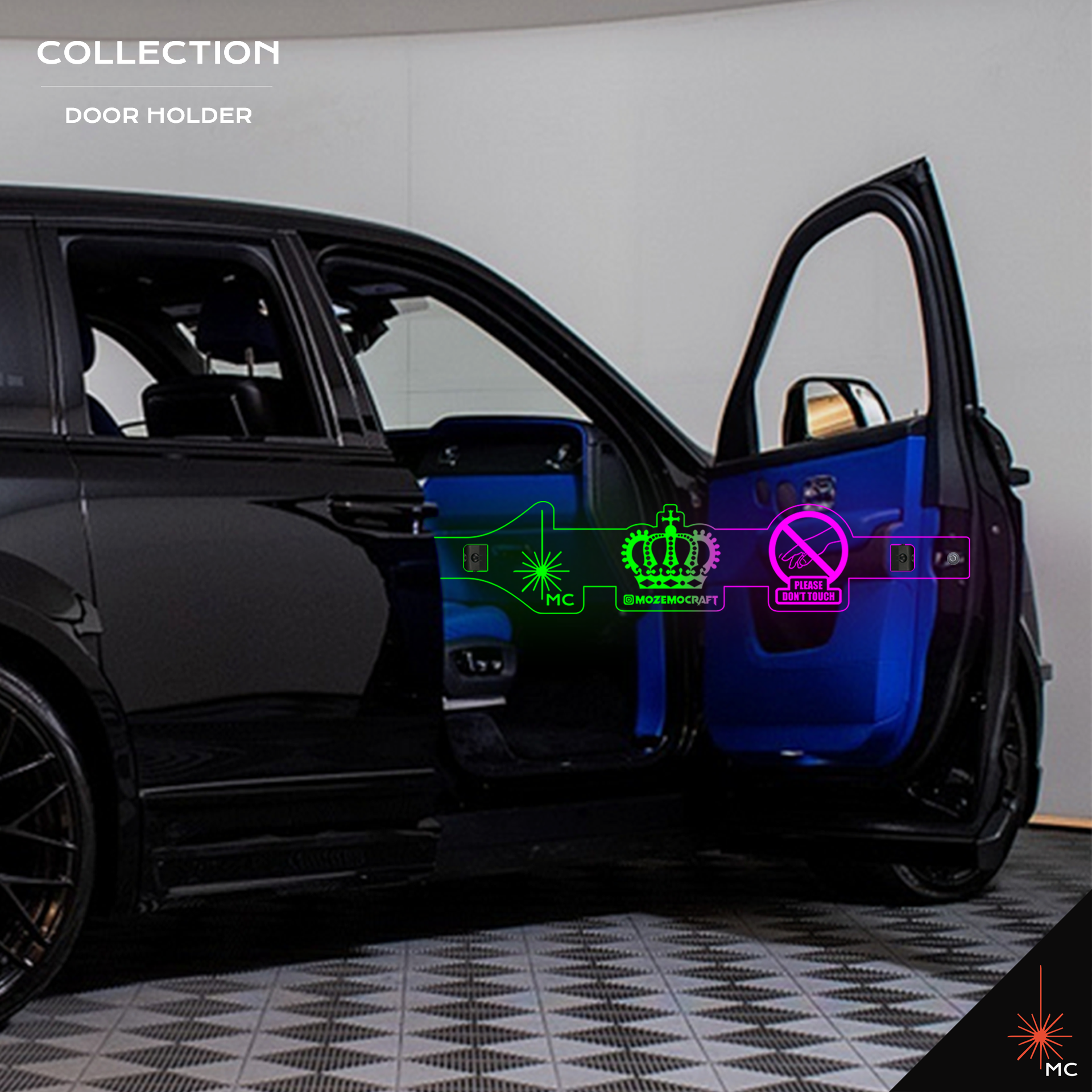 Custom LED Car Door Holder Prop Display (Motor Vehicle Accessories)