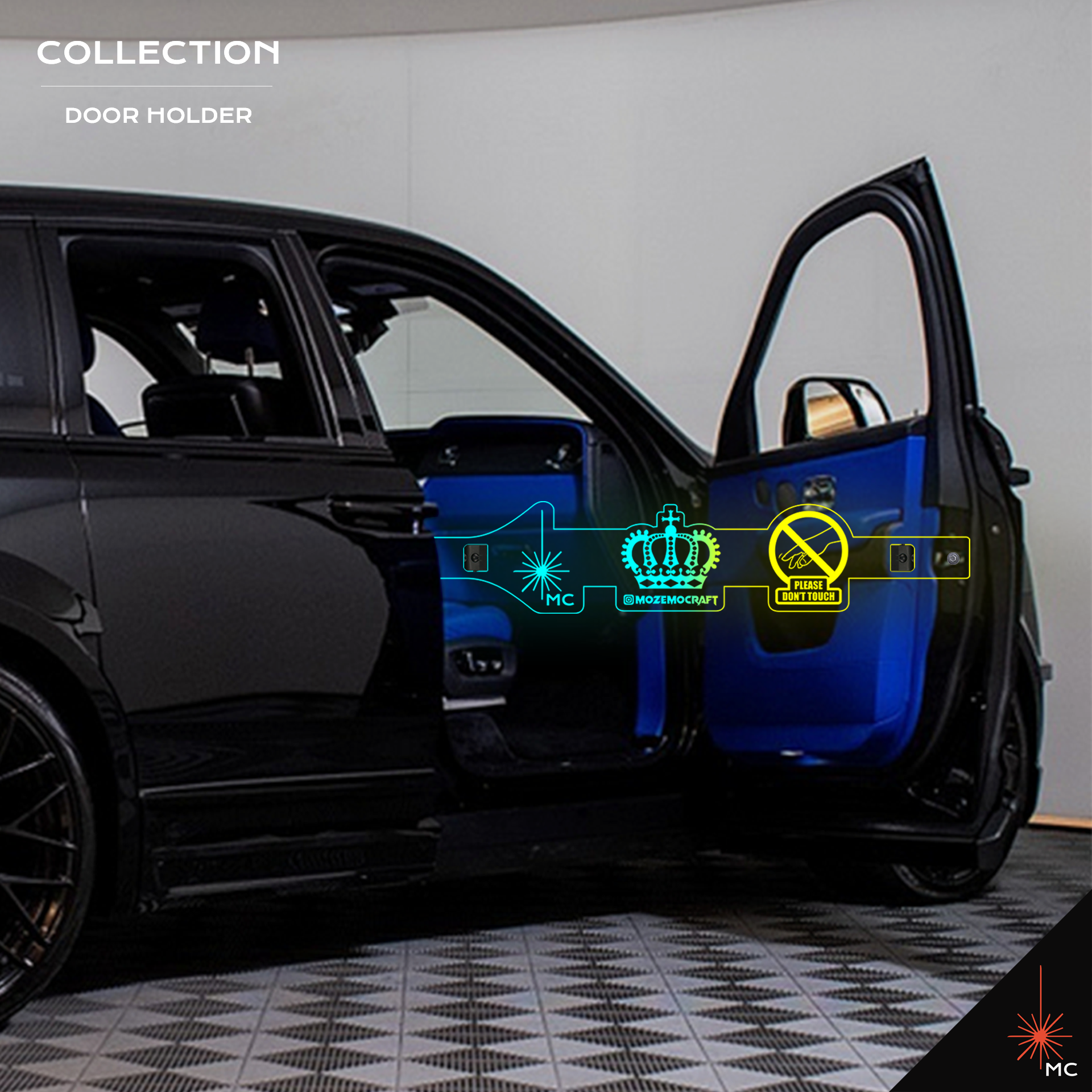 Custom LED Car Door Holder Prop Display (Motor Vehicle Accessories)