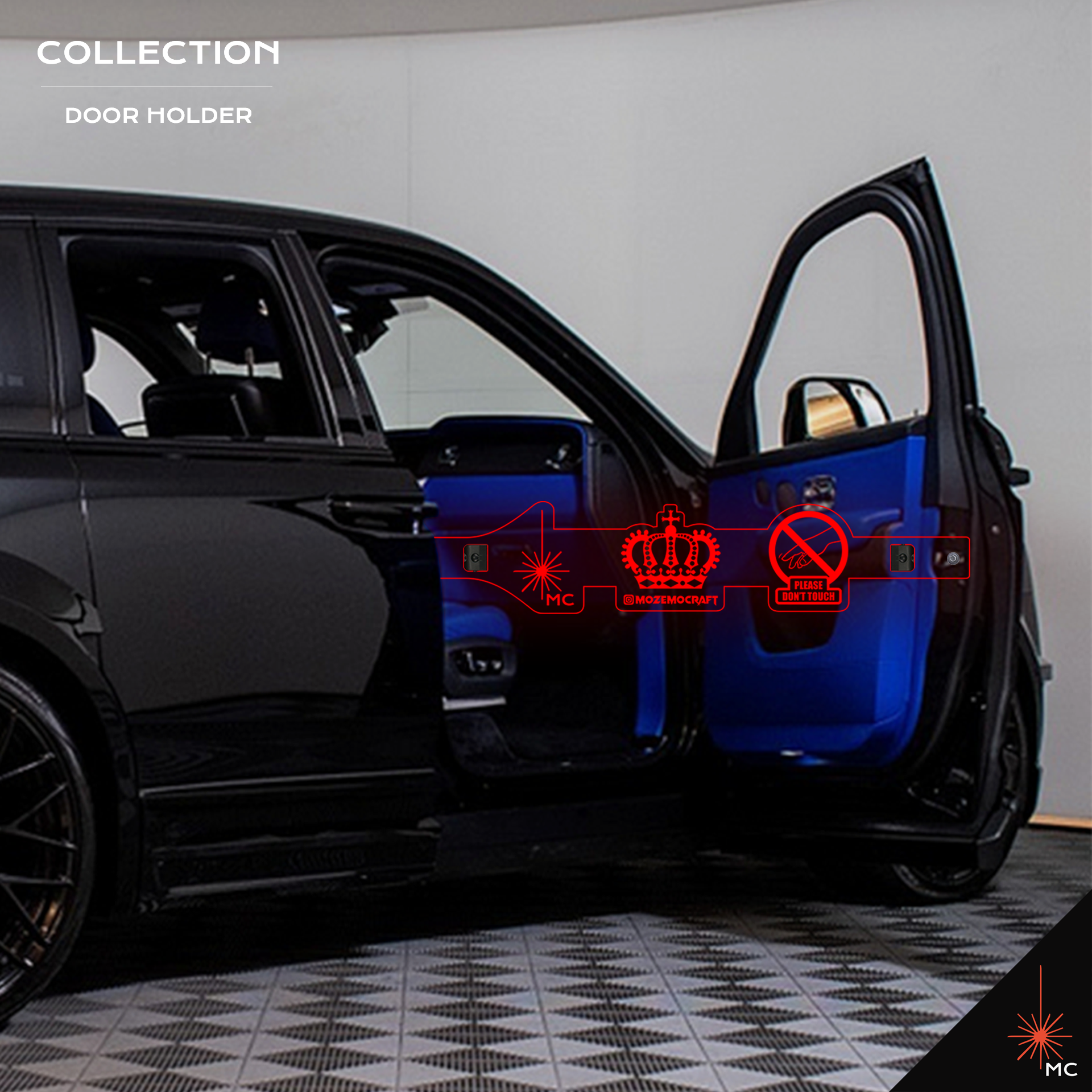 Custom LED Car Door Holder Prop Display (Motor Vehicle Accessories)