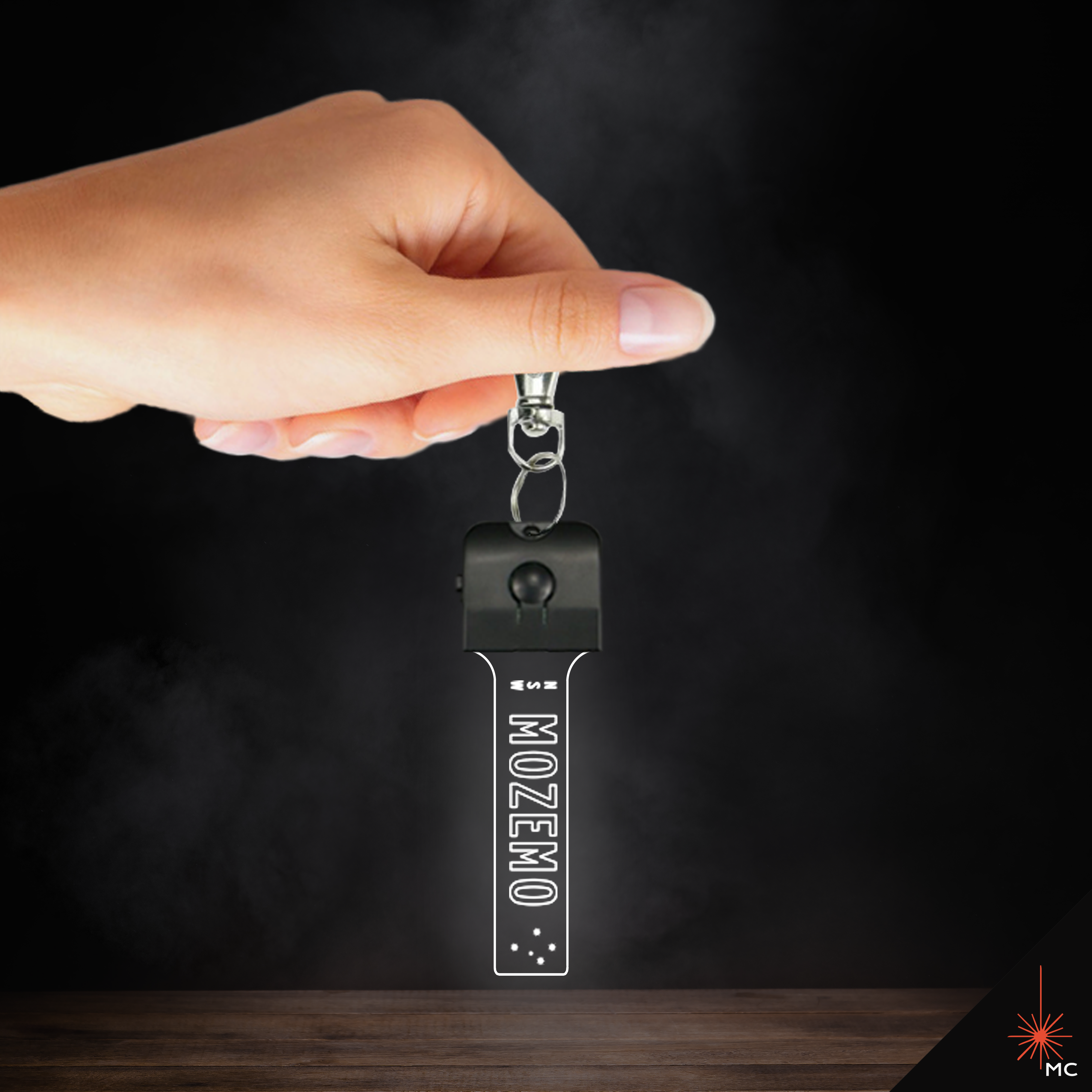 Design Your Own - Custom LED Vehicle Registration Number Plate Keychain