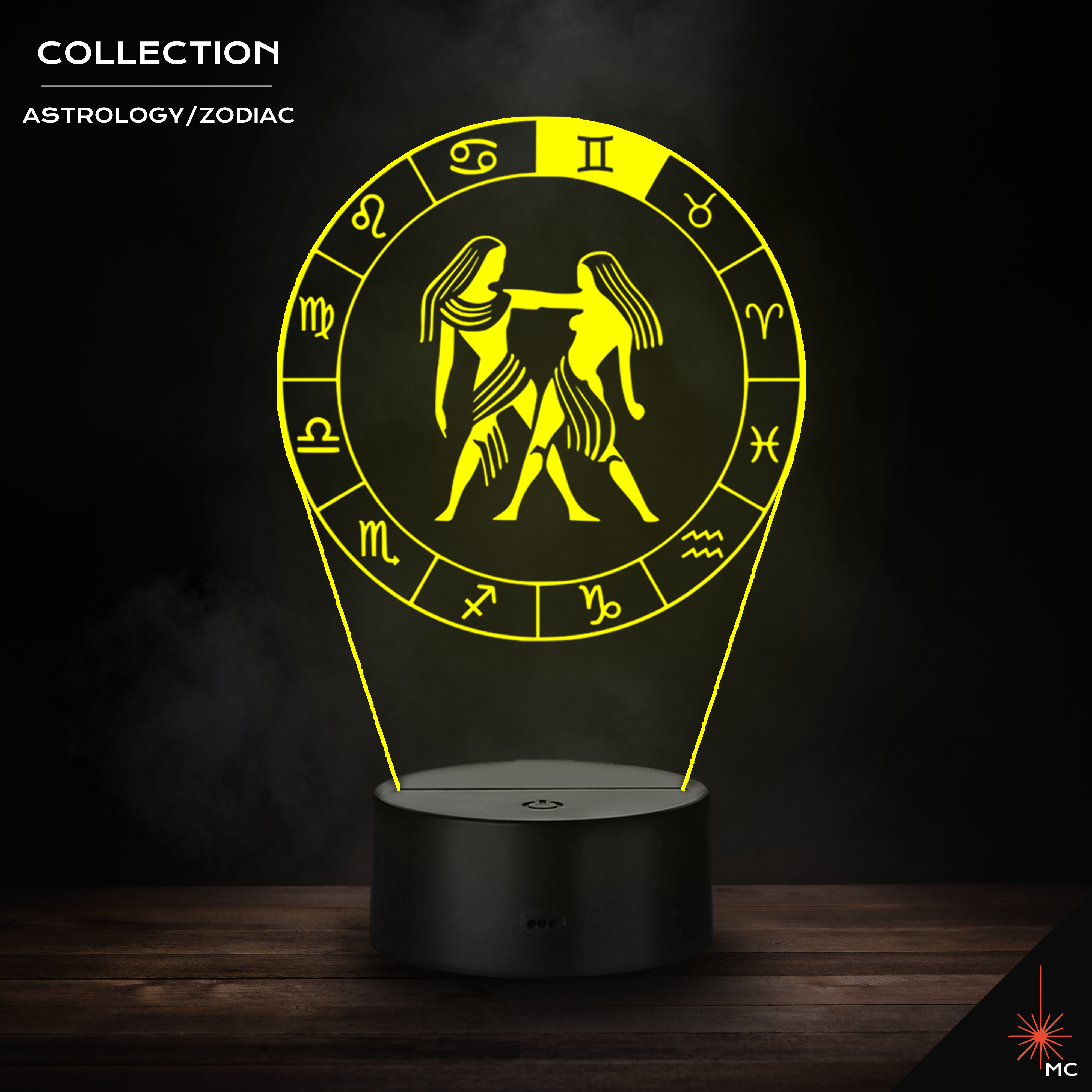 LED Lamp - Gemini (Astrology / Zodiac)