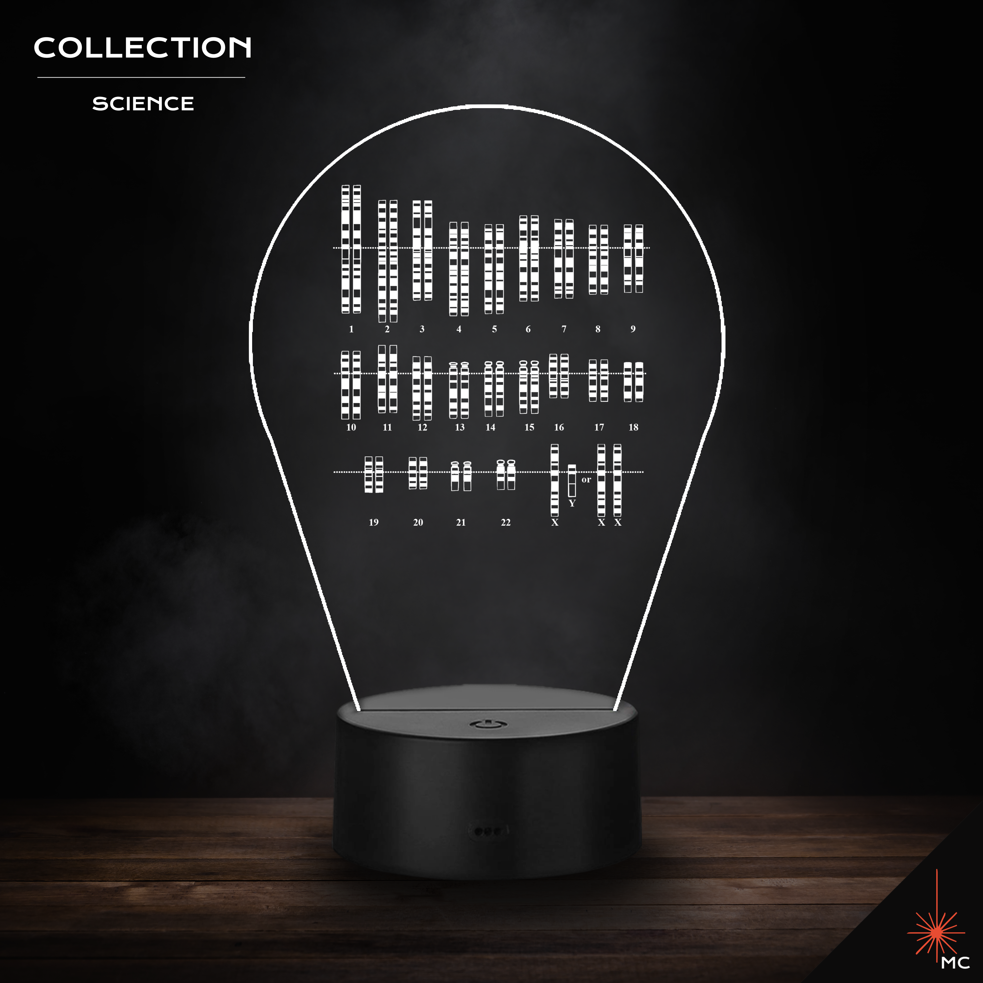 LED Lamp - Human Genome (Science)