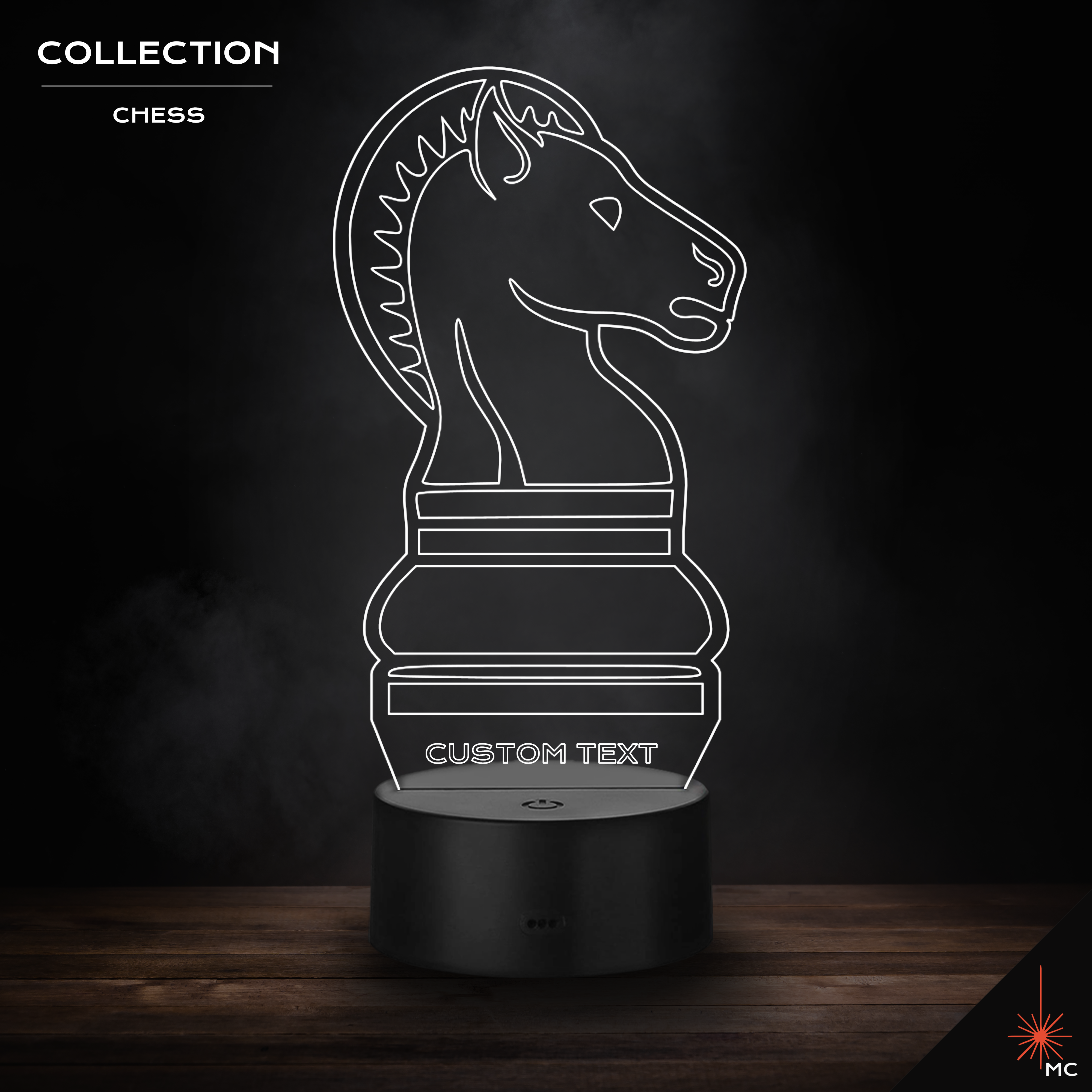 LED Lamp - Knight (Chess)