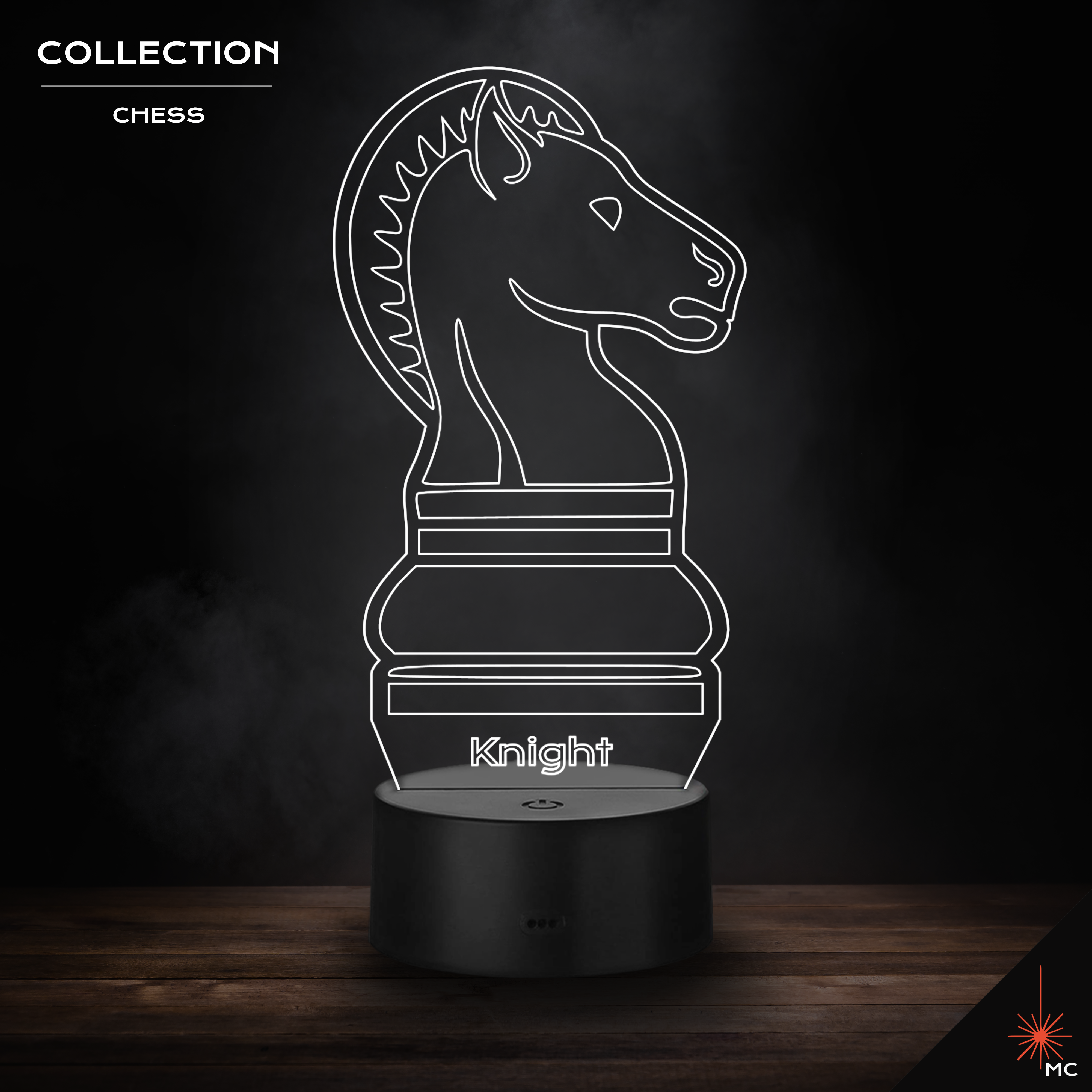 LED Lamp - Knight (Chess)