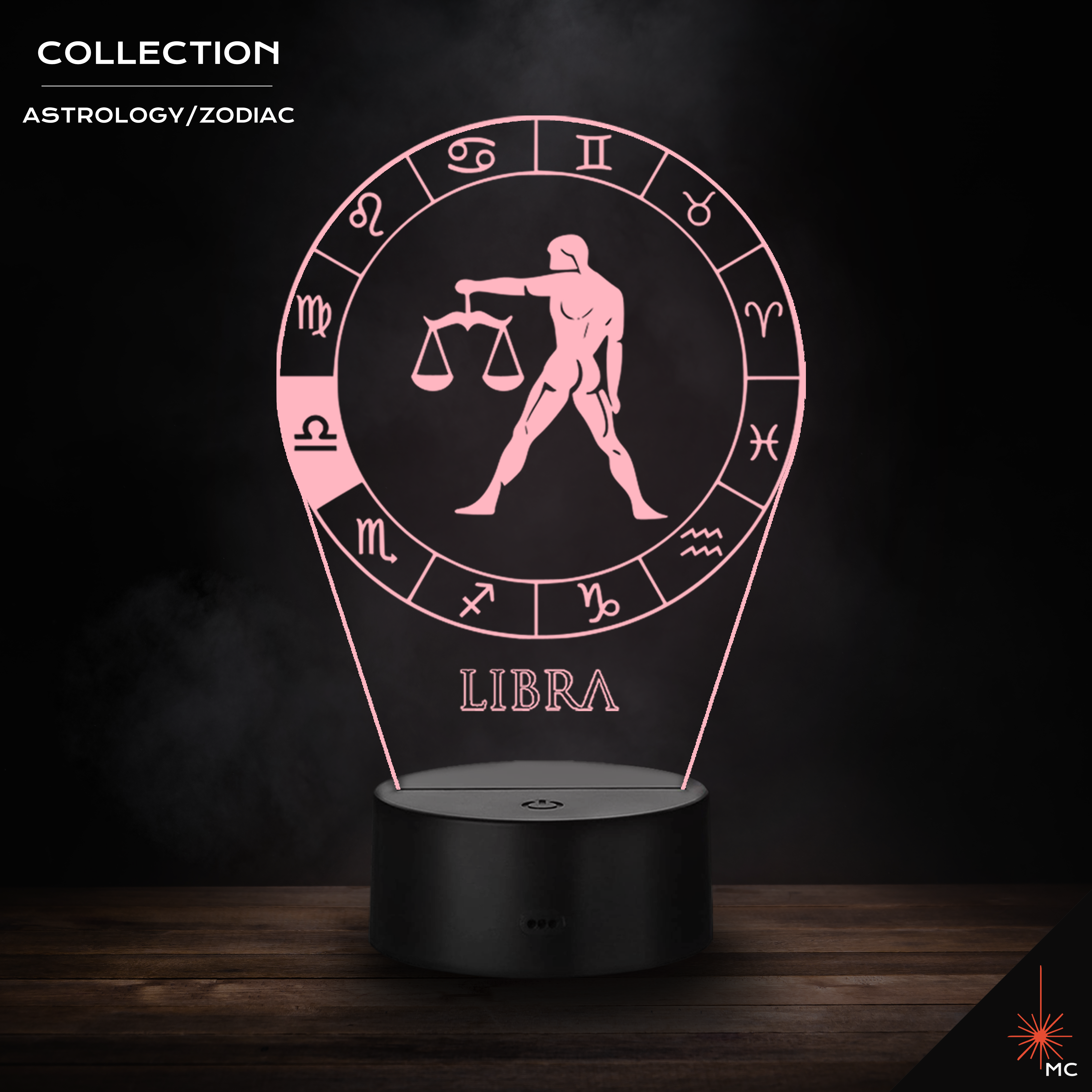LED Lamp - Libra (Astrology / Zodiac)
