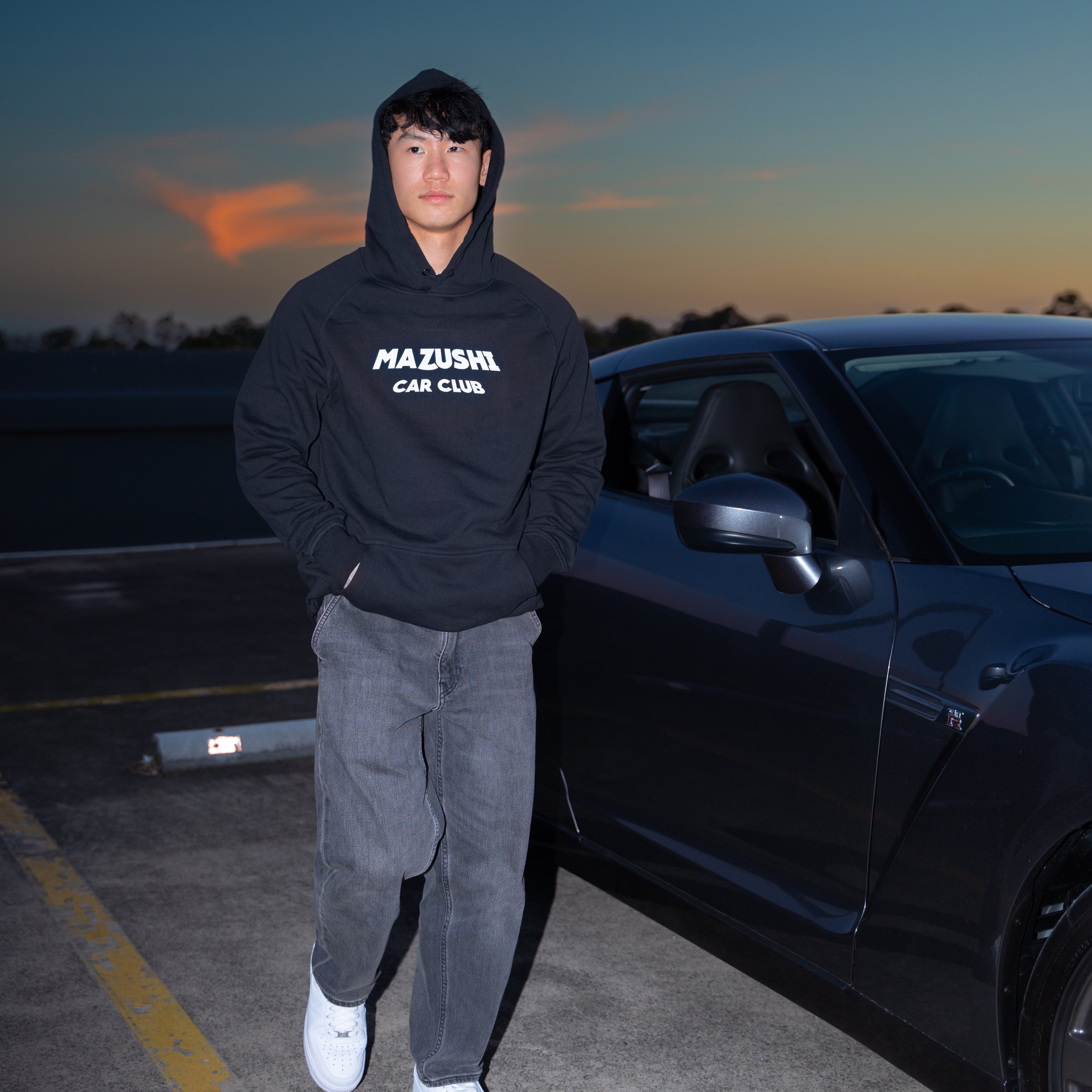 Mazushi Car Club Hoodie