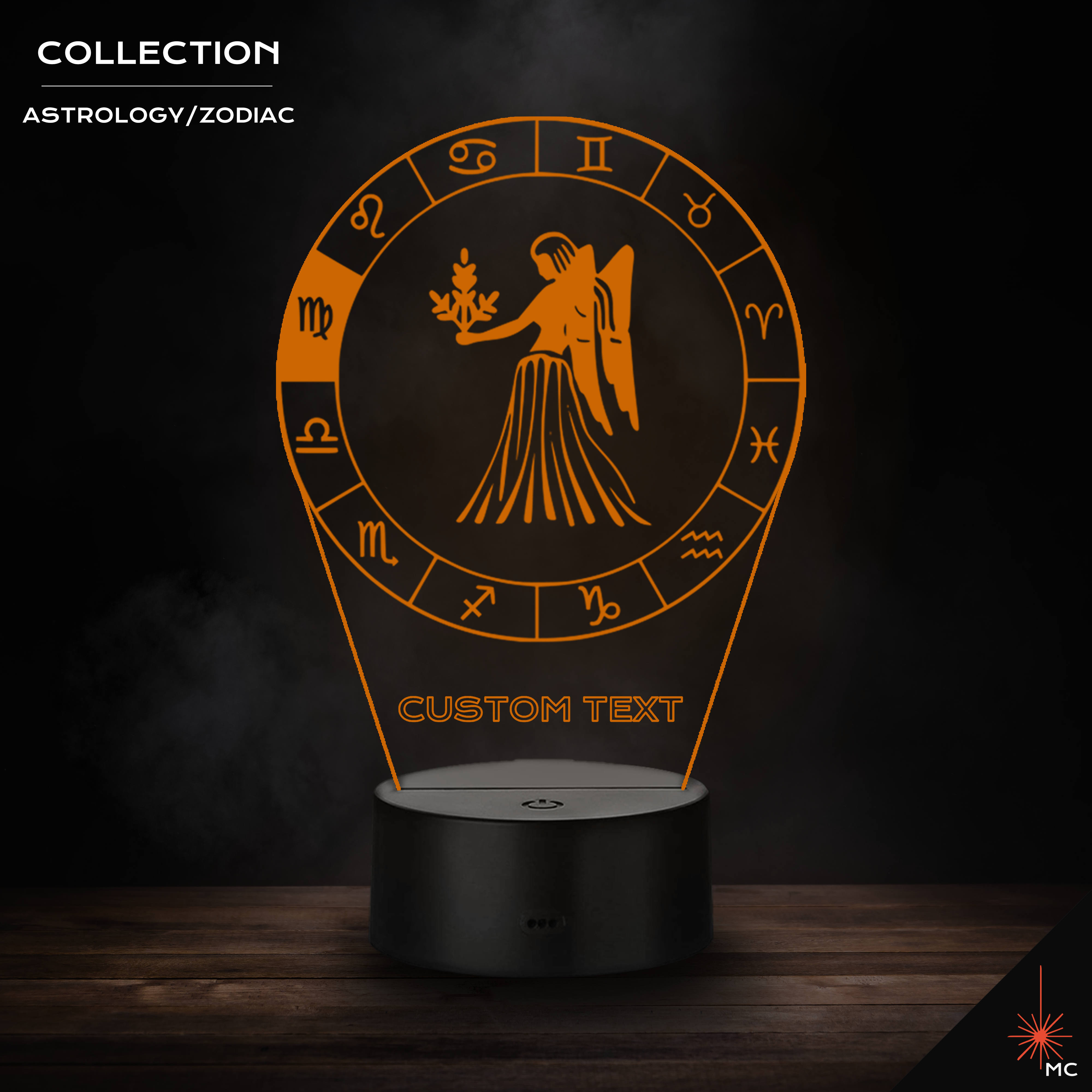 LED Lamp - Virgo (Astrology / Zodiac)