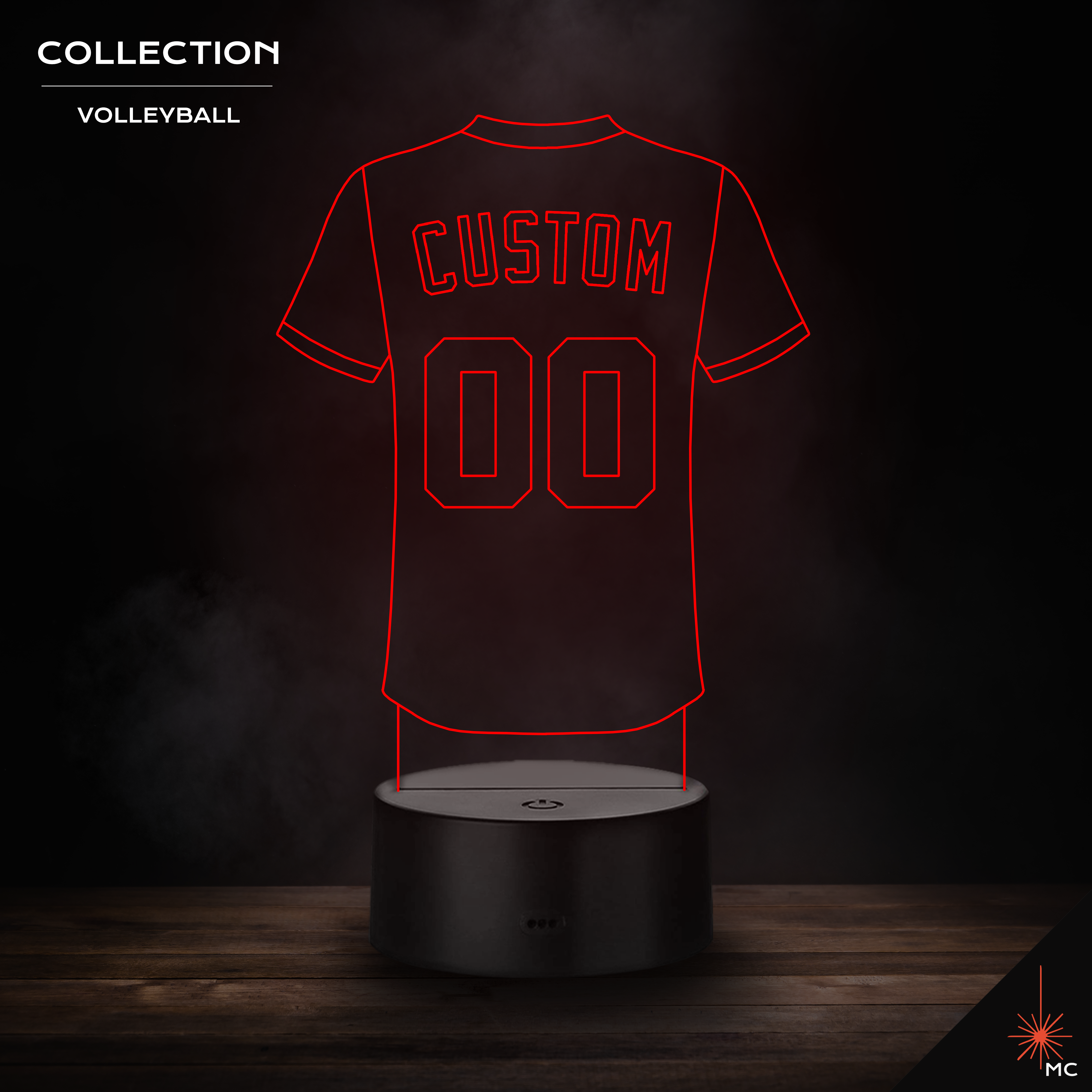 Design Your Own - Custom Volleyball Jersey LED Lamp