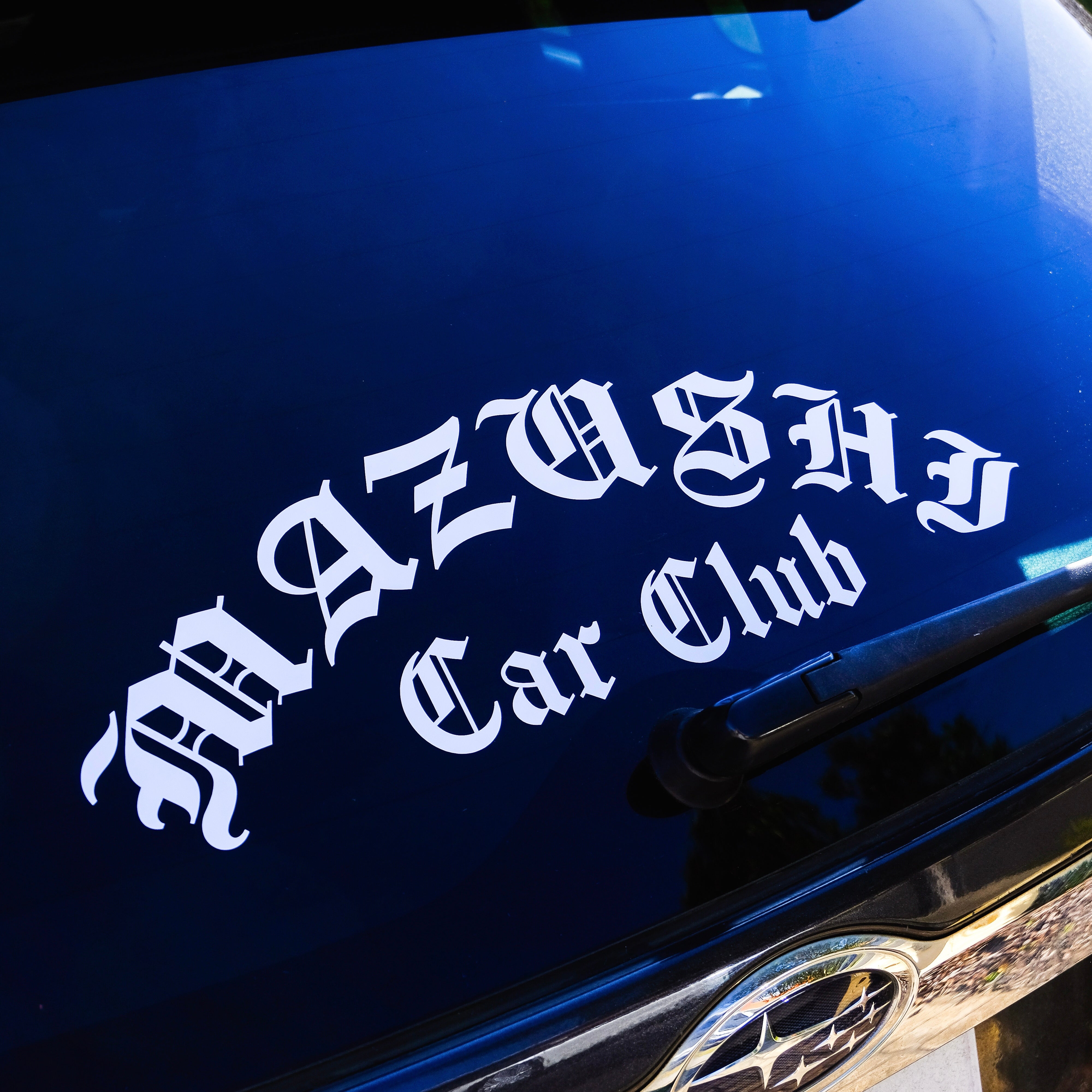 Mazushi Car Club Banner - Mazushi