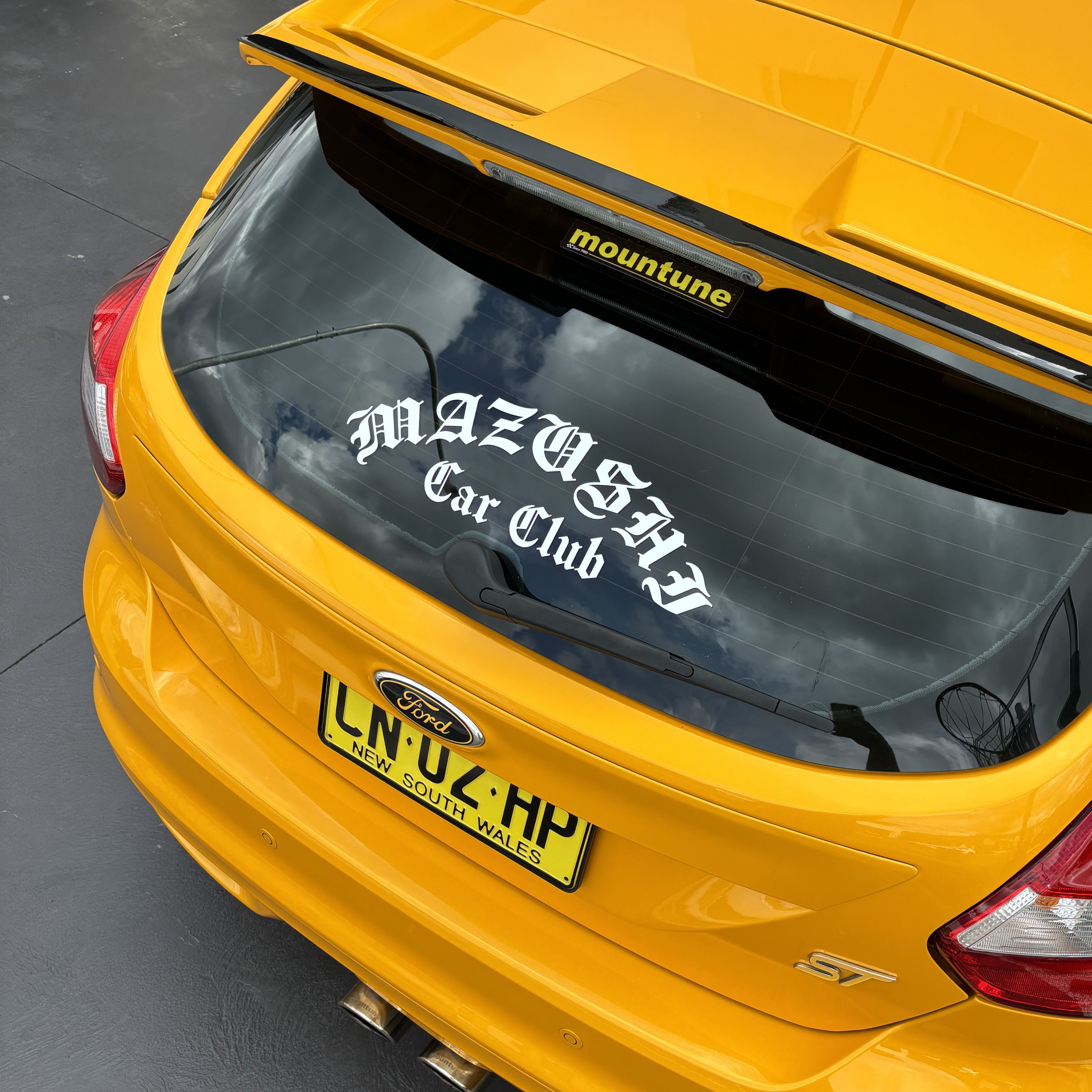 Mazushi Car Club Banner - Mazushi