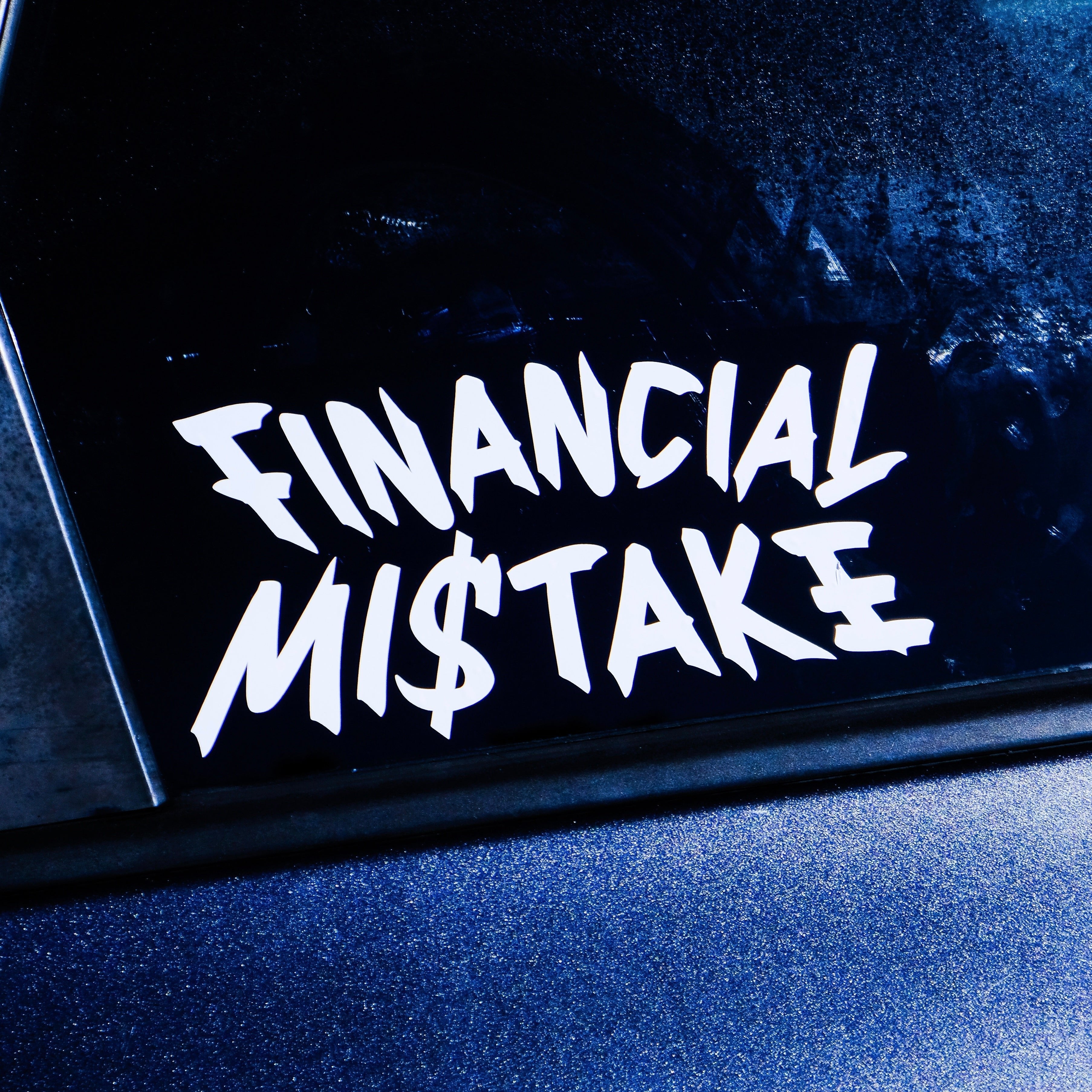Mazushi Financial Mistake Sticker - Mazushi