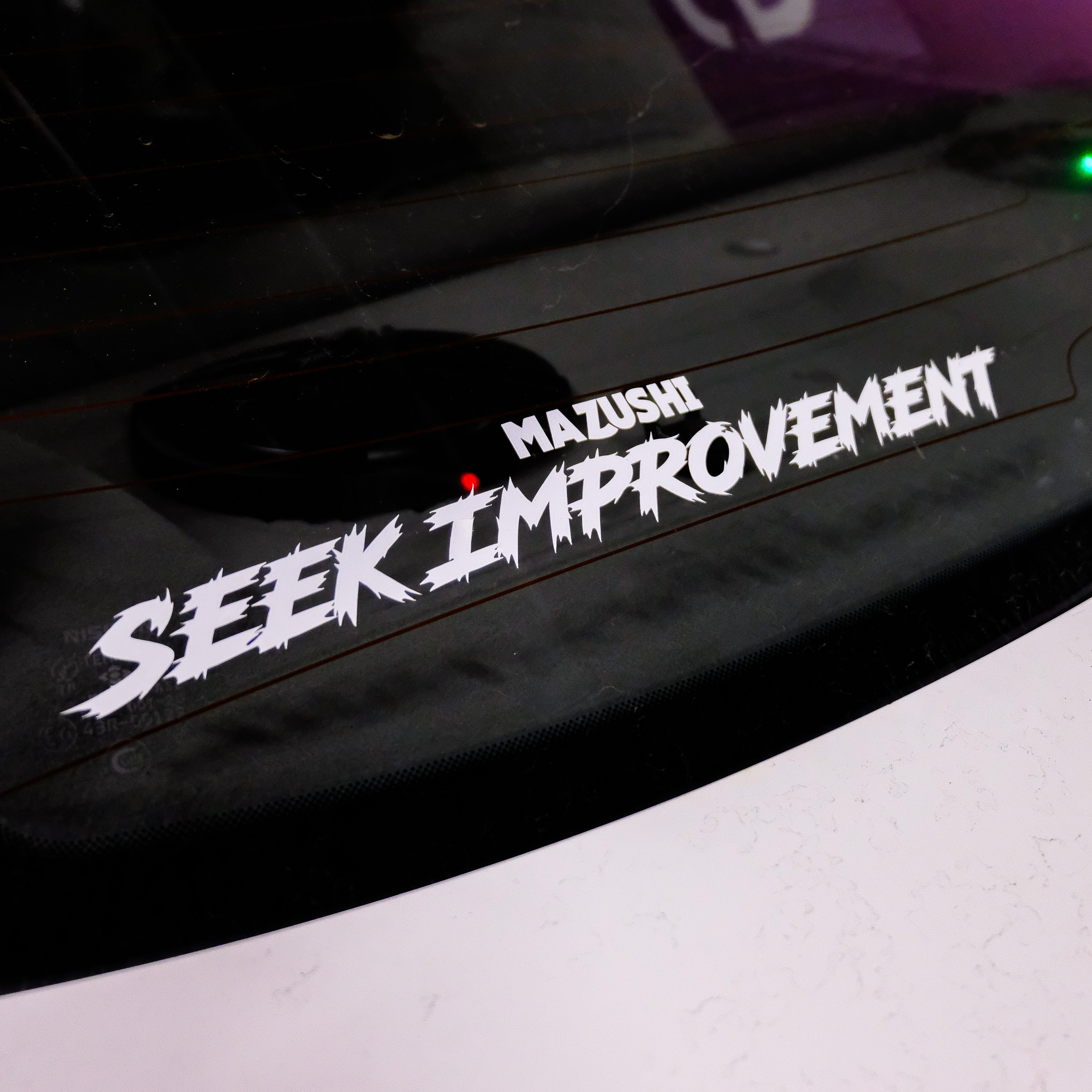 Mazushi Seek Improvement Sticker - Mazushi