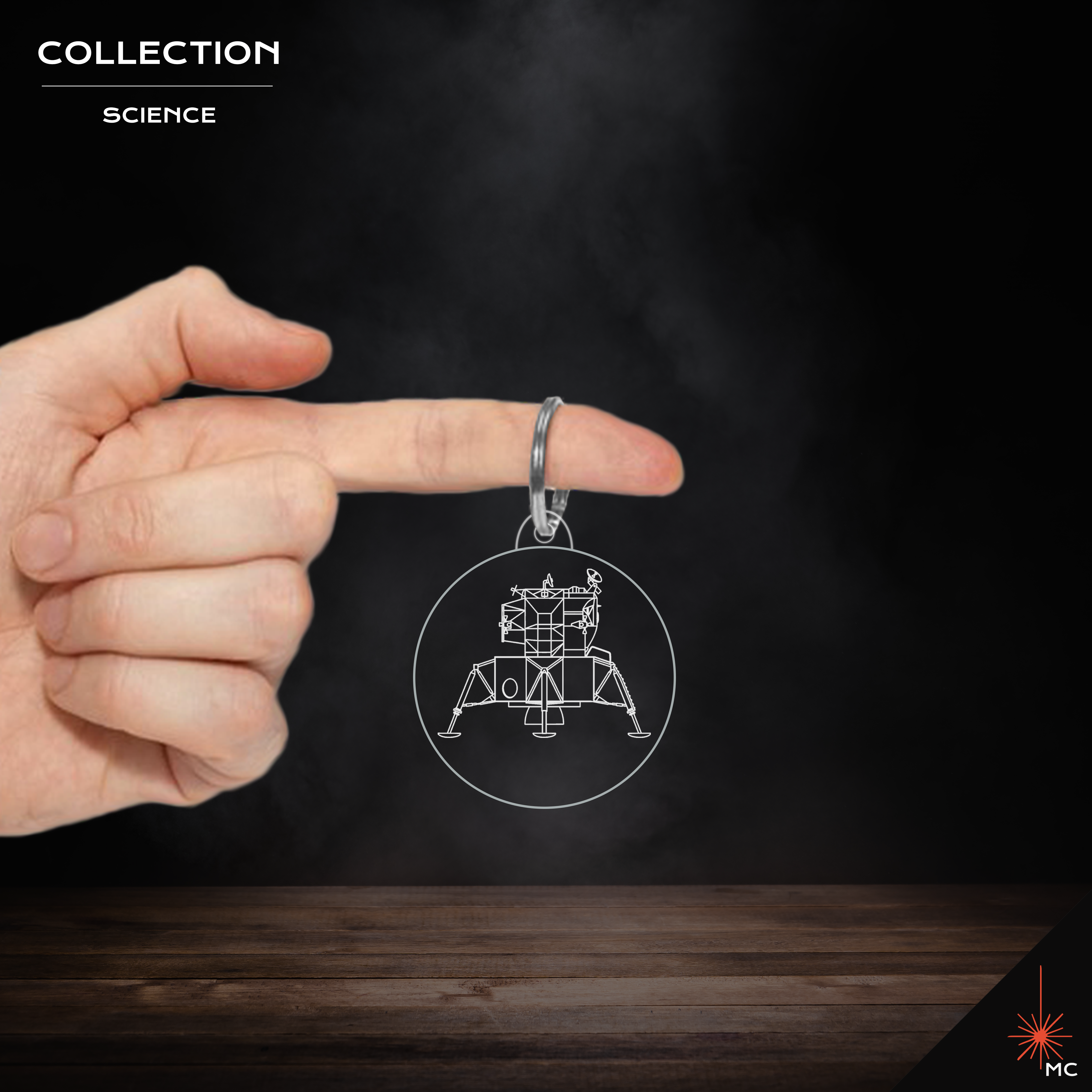 Keychain - Apollo Lunar Module (Science)