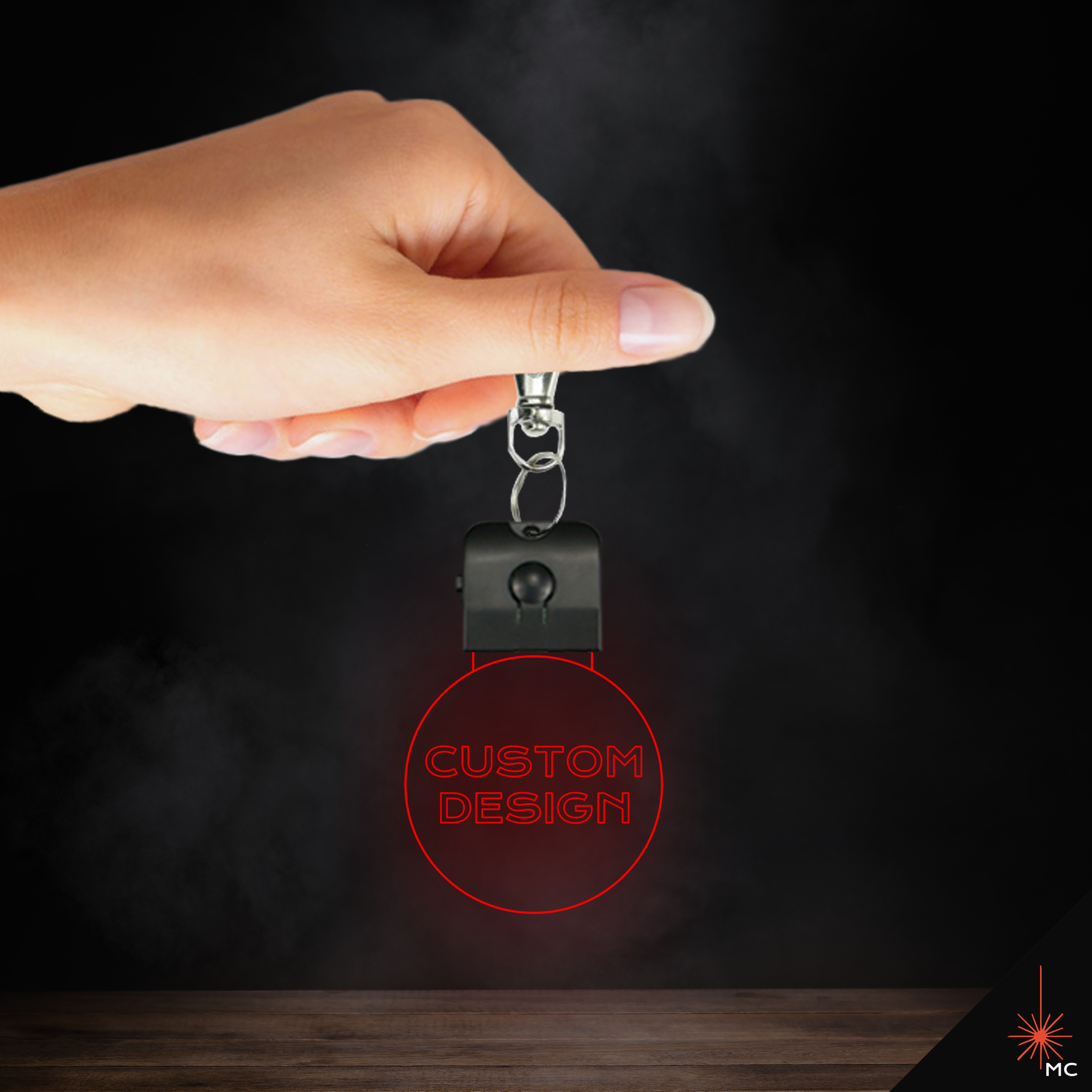Design Your Own - Custom LED Keychain