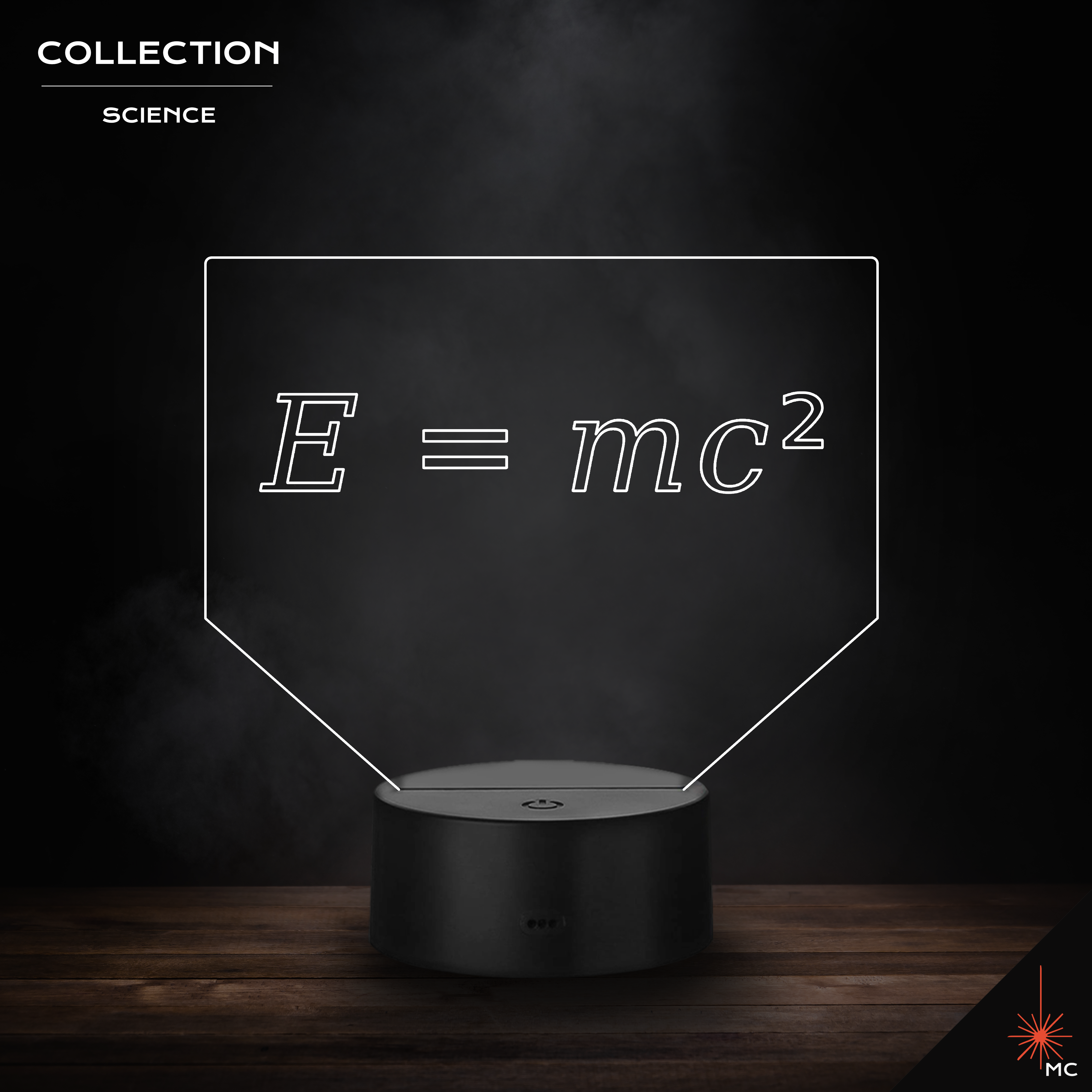 LED Lamp - Mass–energy equivalence [E=mc²] (Science)