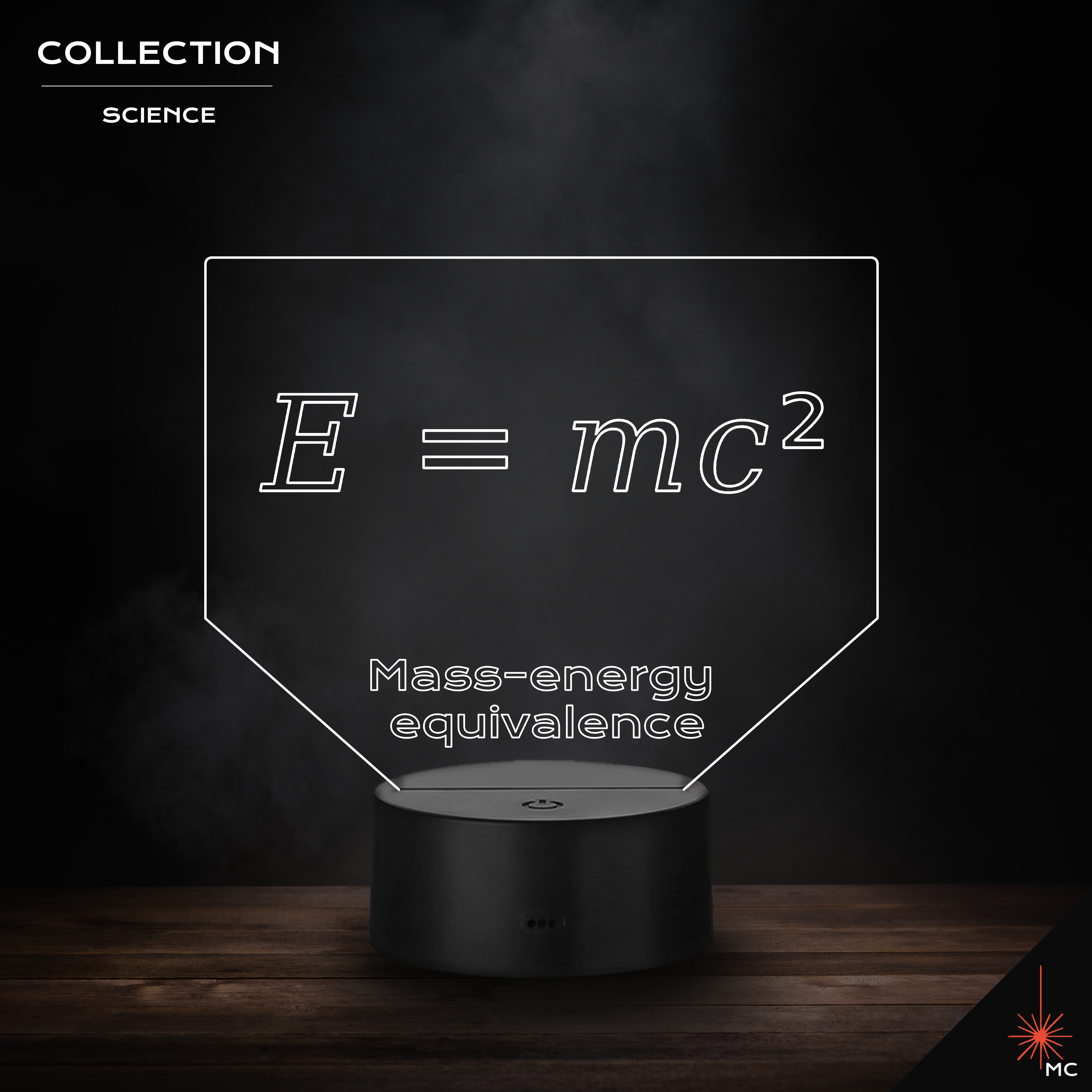 LED Lamp - Mass–energy equivalence [E=mc²] (Science)