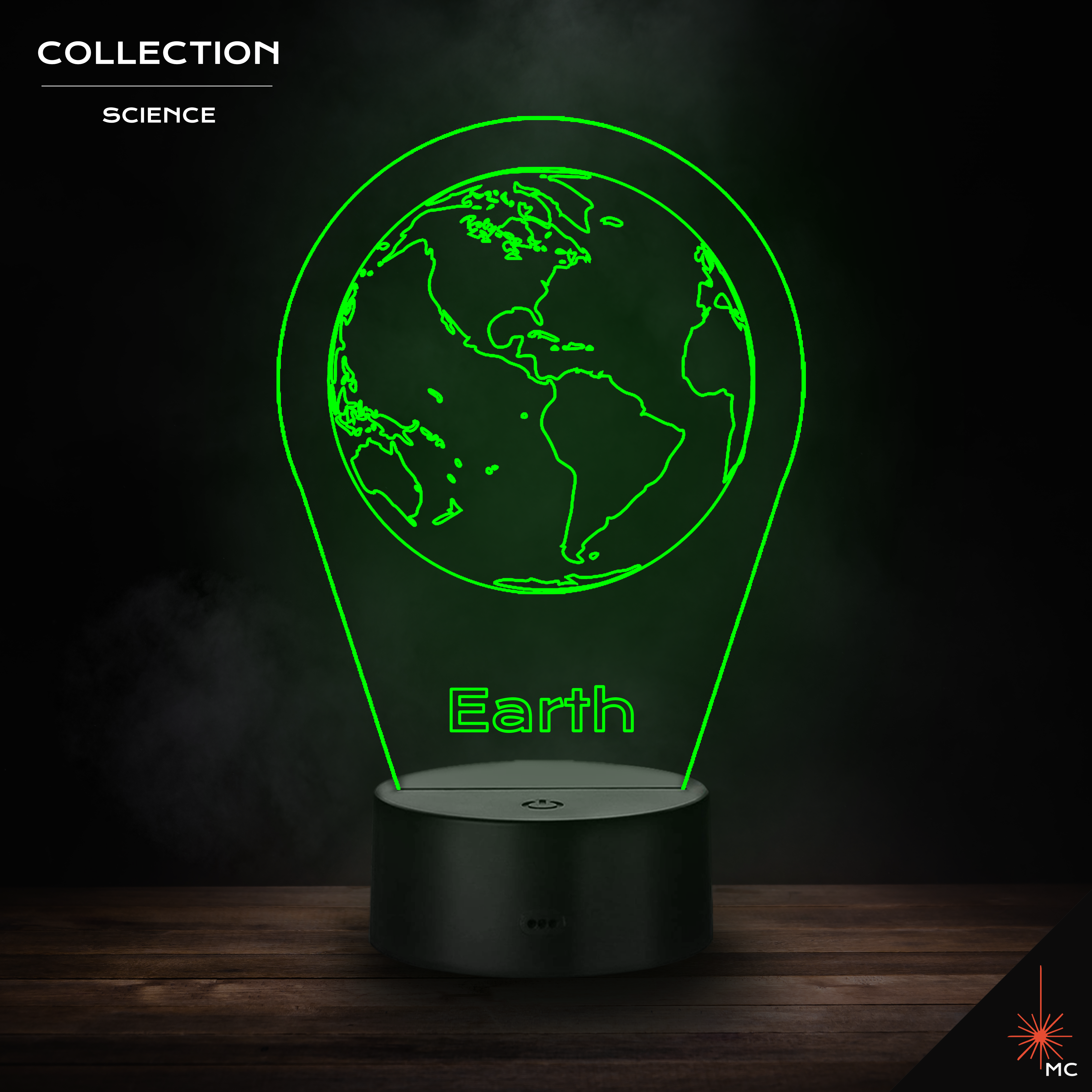 LED Lamp - Earth [Planet] (Science)