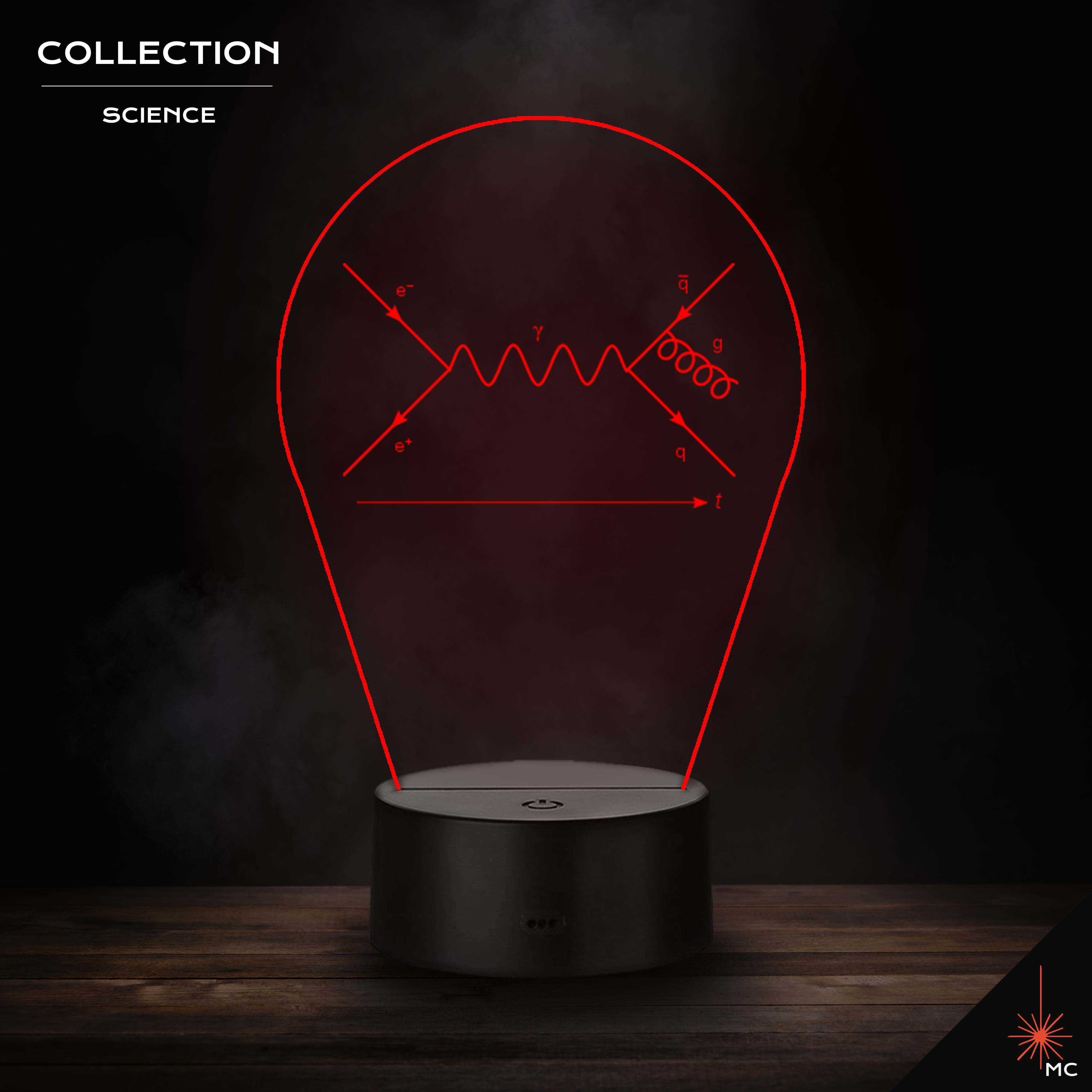 LED Lamp - Feynman Diagram (Science)
