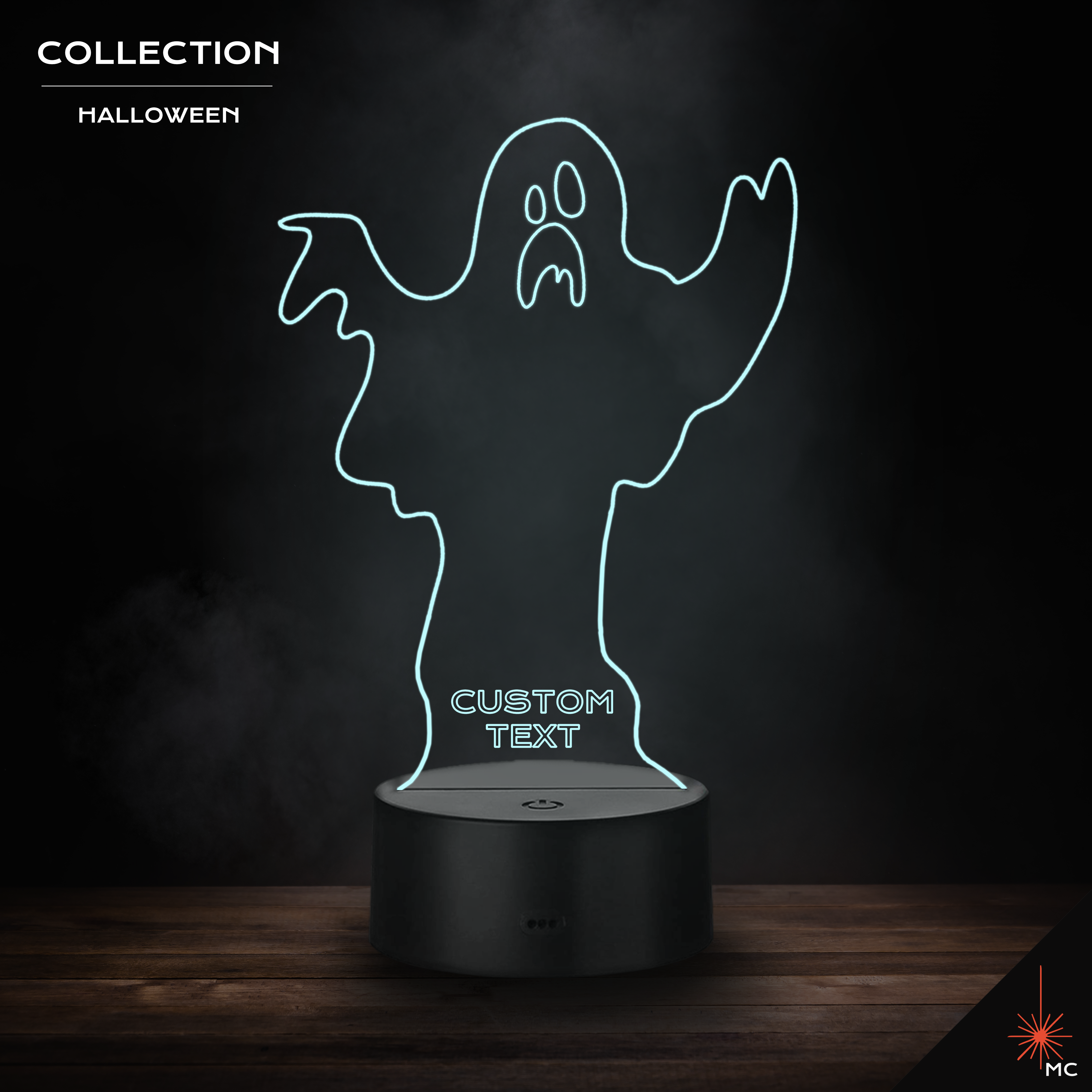 LED Lamp - Ghost (Halloween)