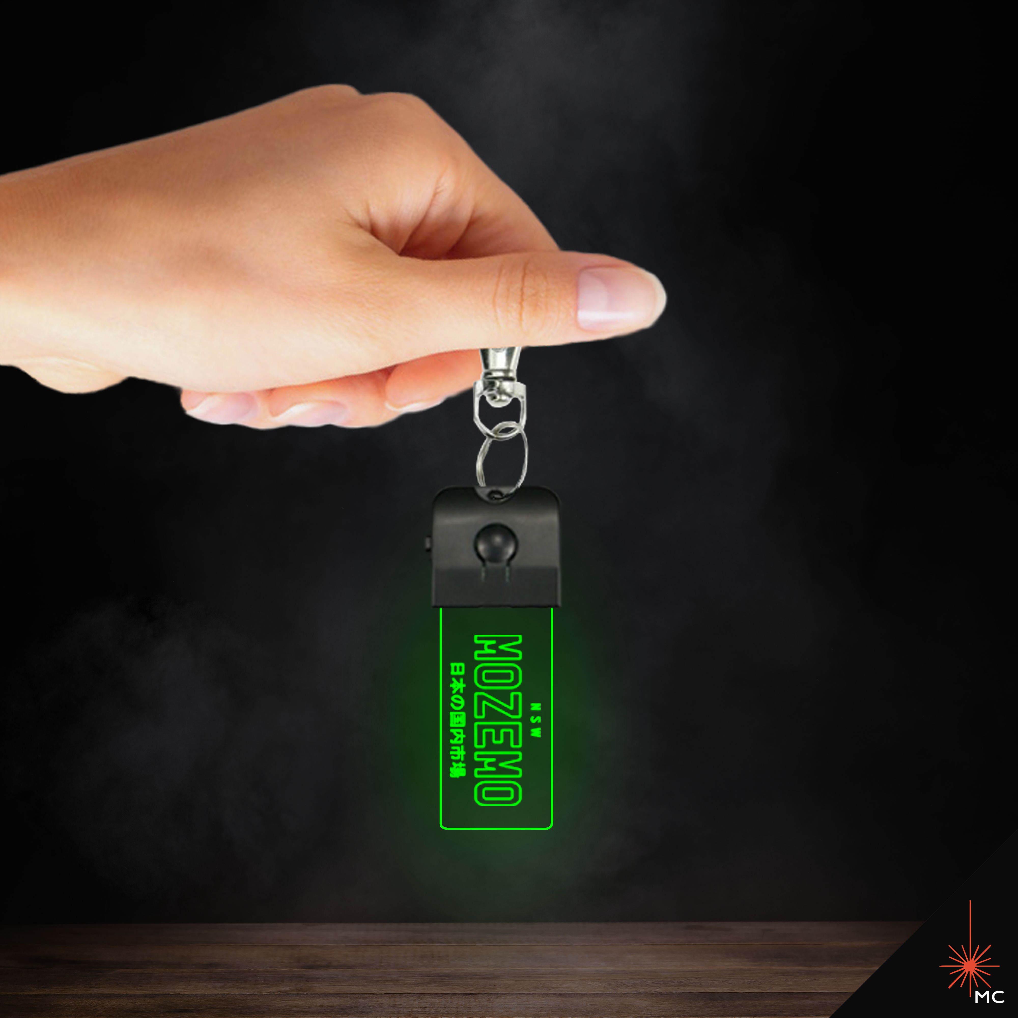 Design Your Own - Custom LED Vehicle Registration Number Plate Keychain