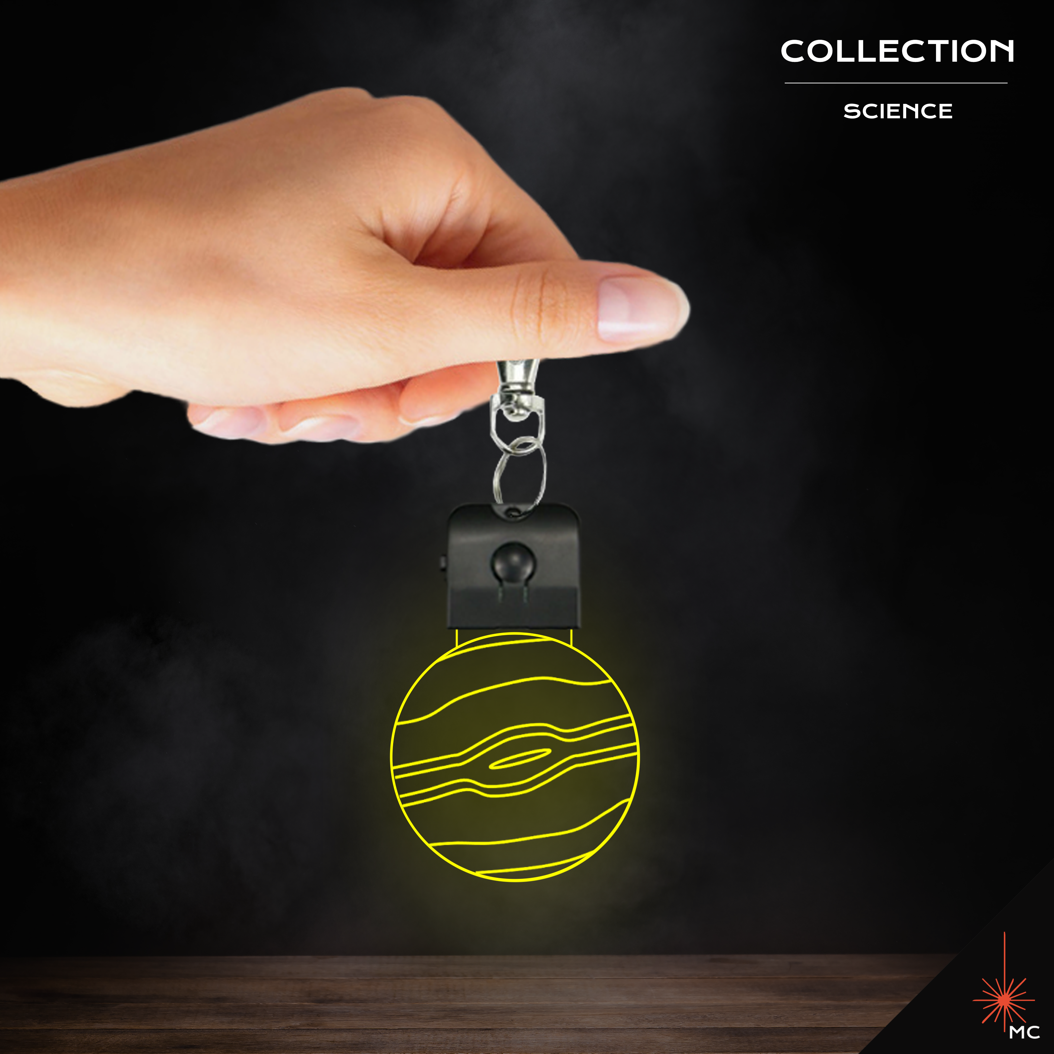 LED Keychain - Jupiter [Planet] (Science)