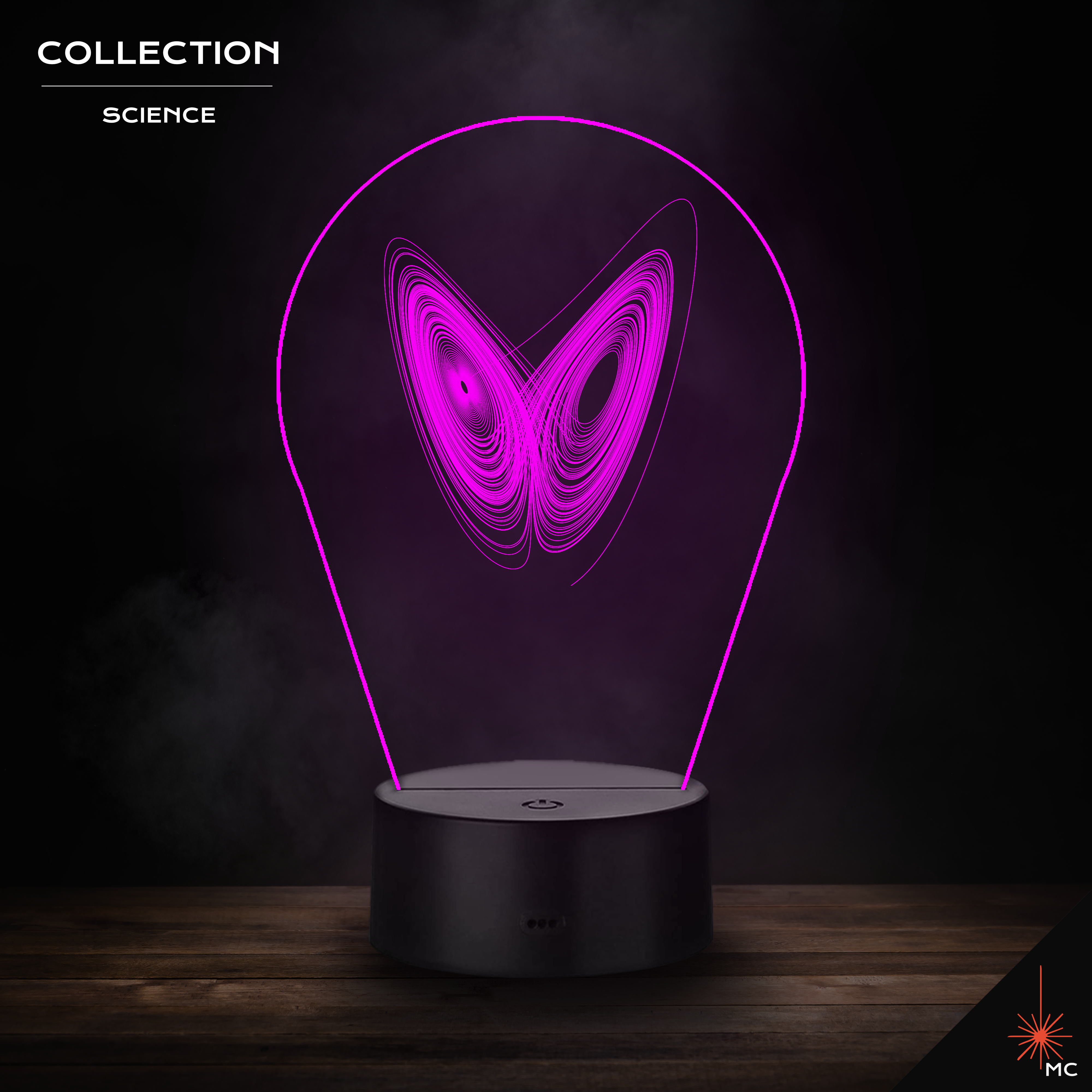 LED Lamp - Lorenz Attractor (Science)