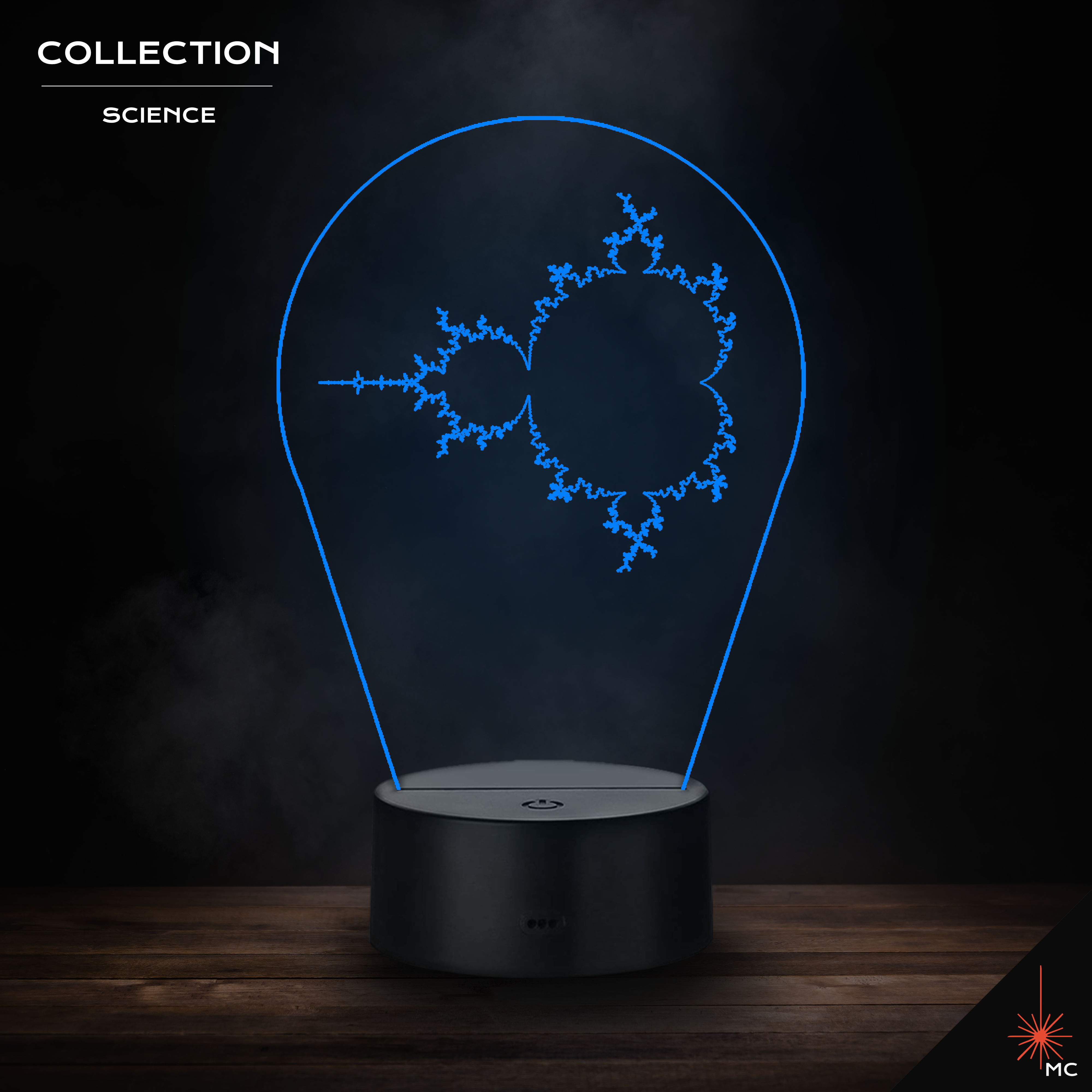 LED Lamp - Mandelbrot Set (Science)