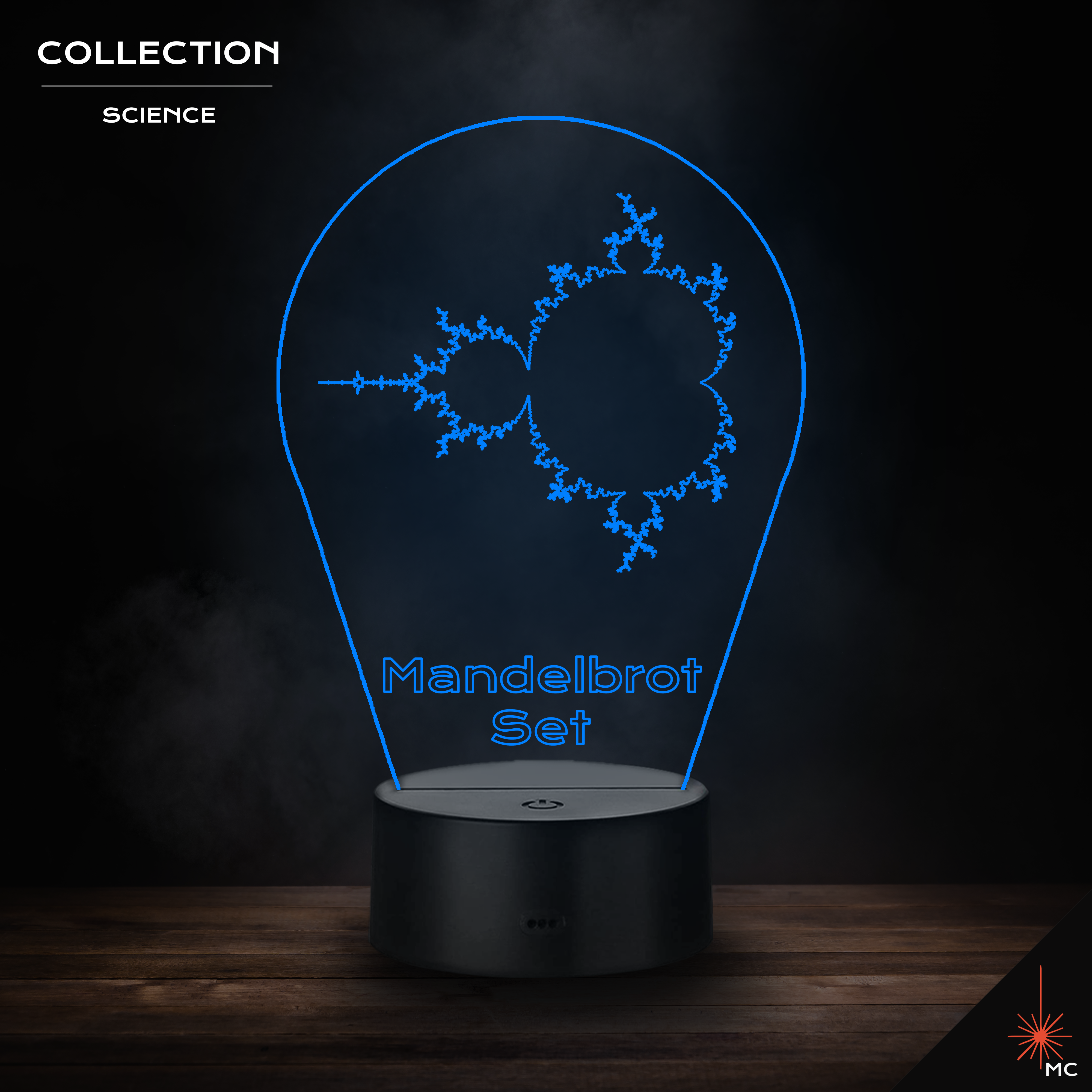 LED Lamp - Mandelbrot Set (Science)