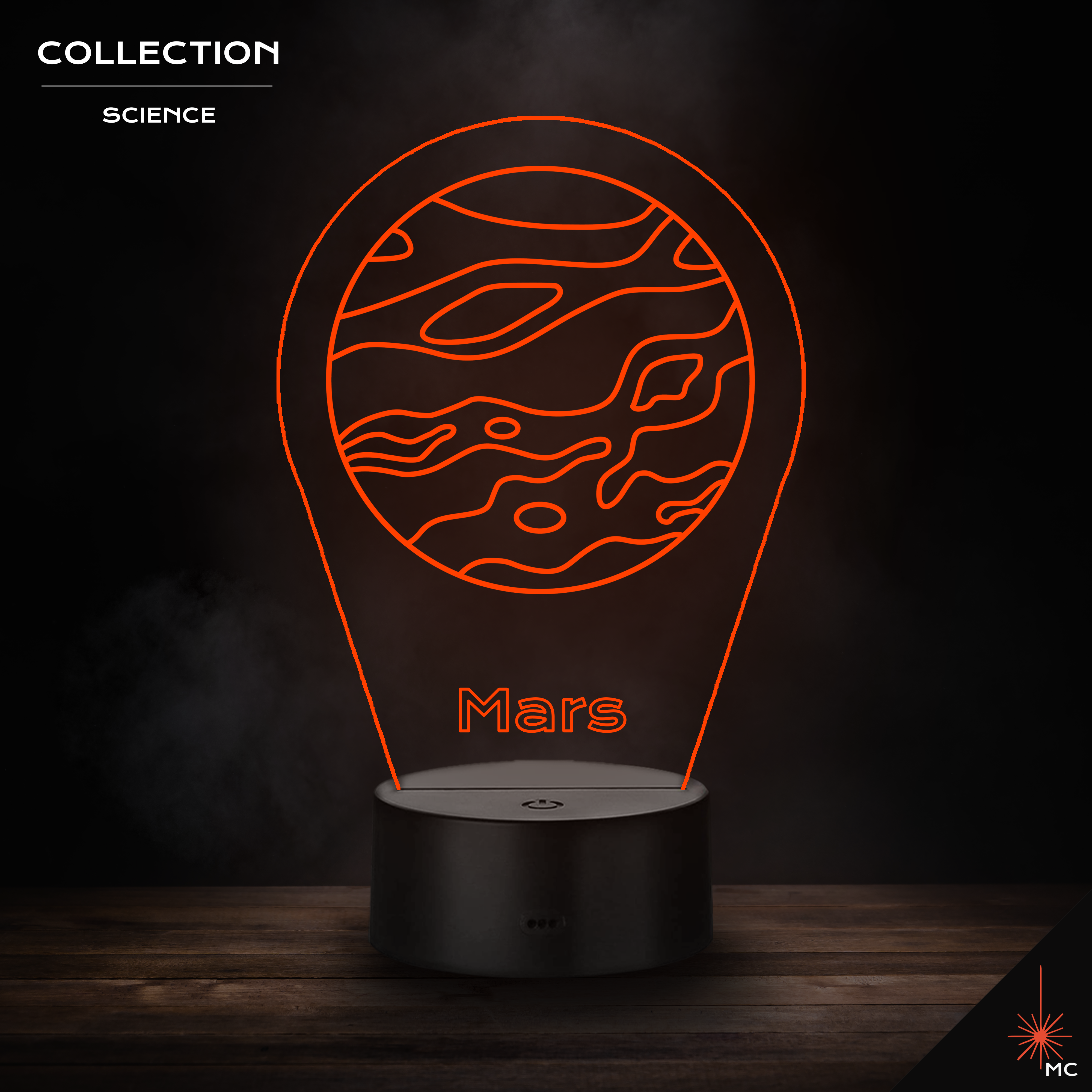 LED Lamp - Mars [Planet] (Science)