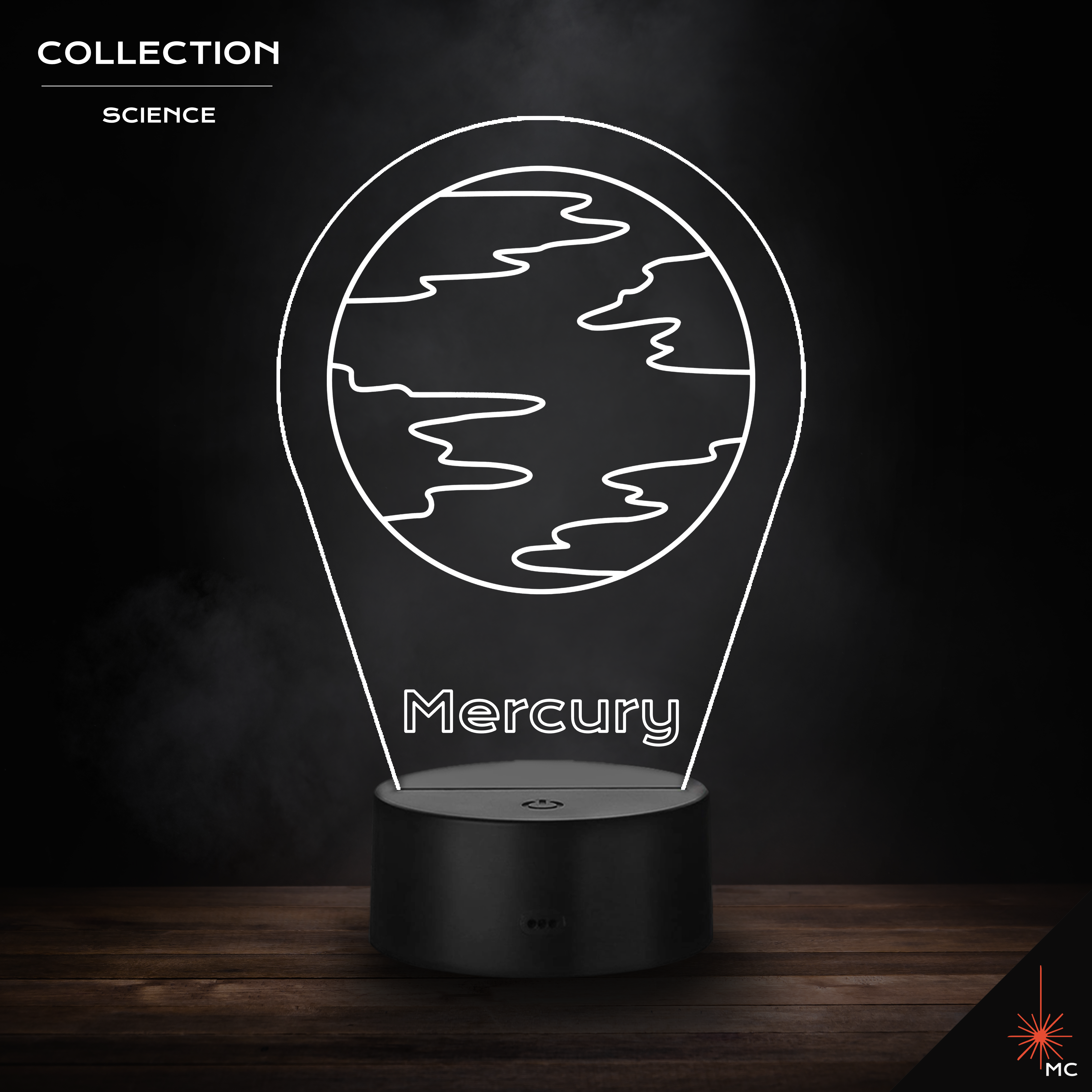 LED Lamp - Mercury [Planet] (Science)