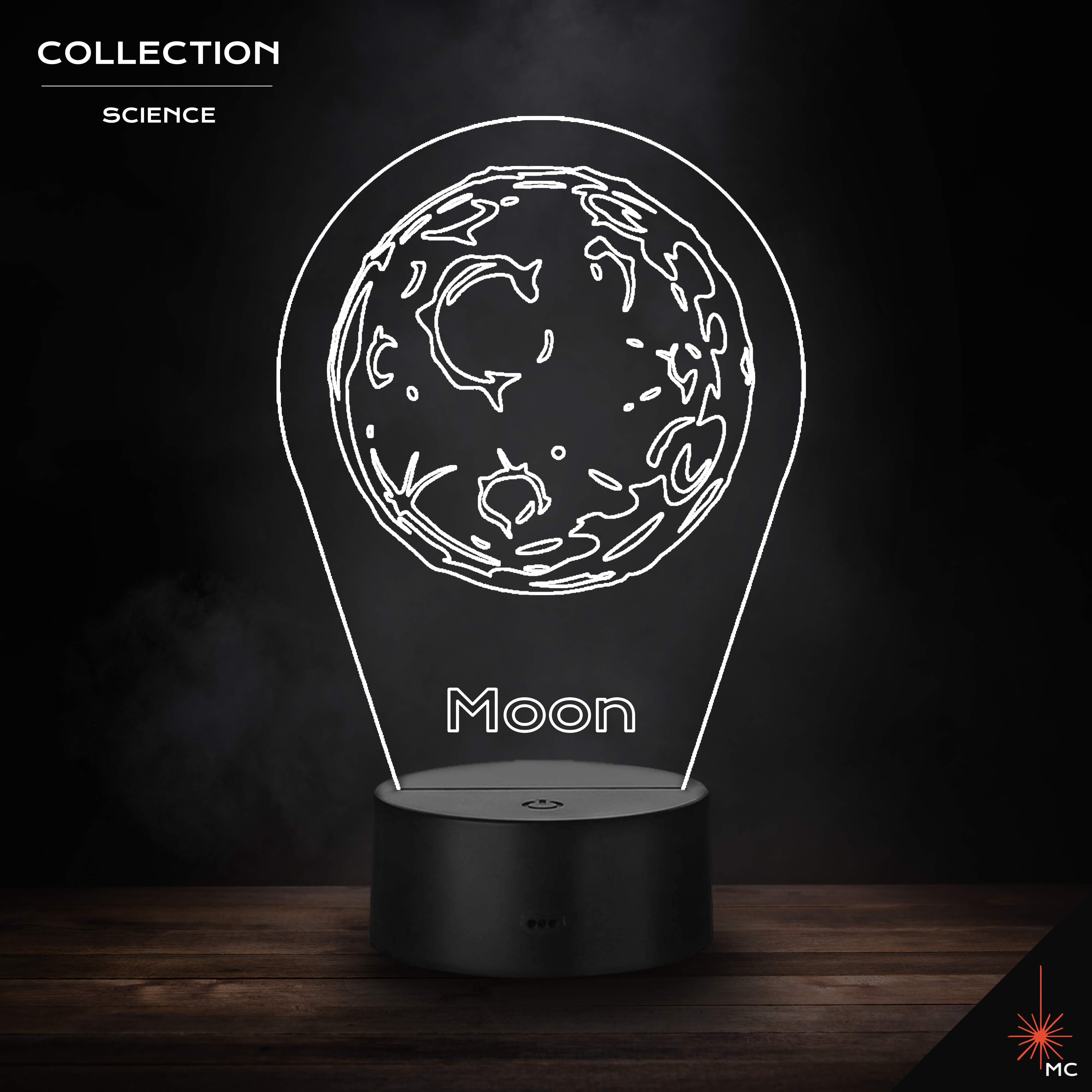 LED Lamp - Moon (Science)