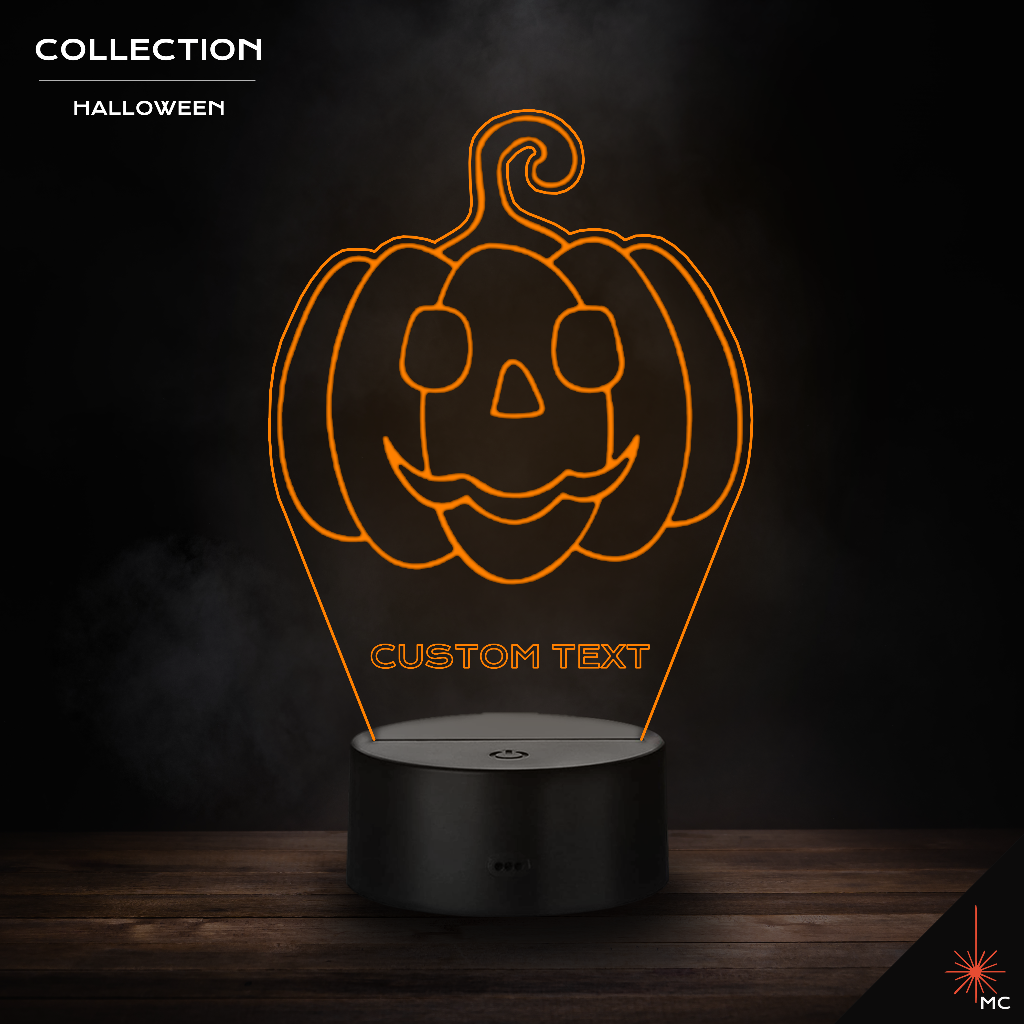LED Lamp - Jack-O-Lantern (Halloween)