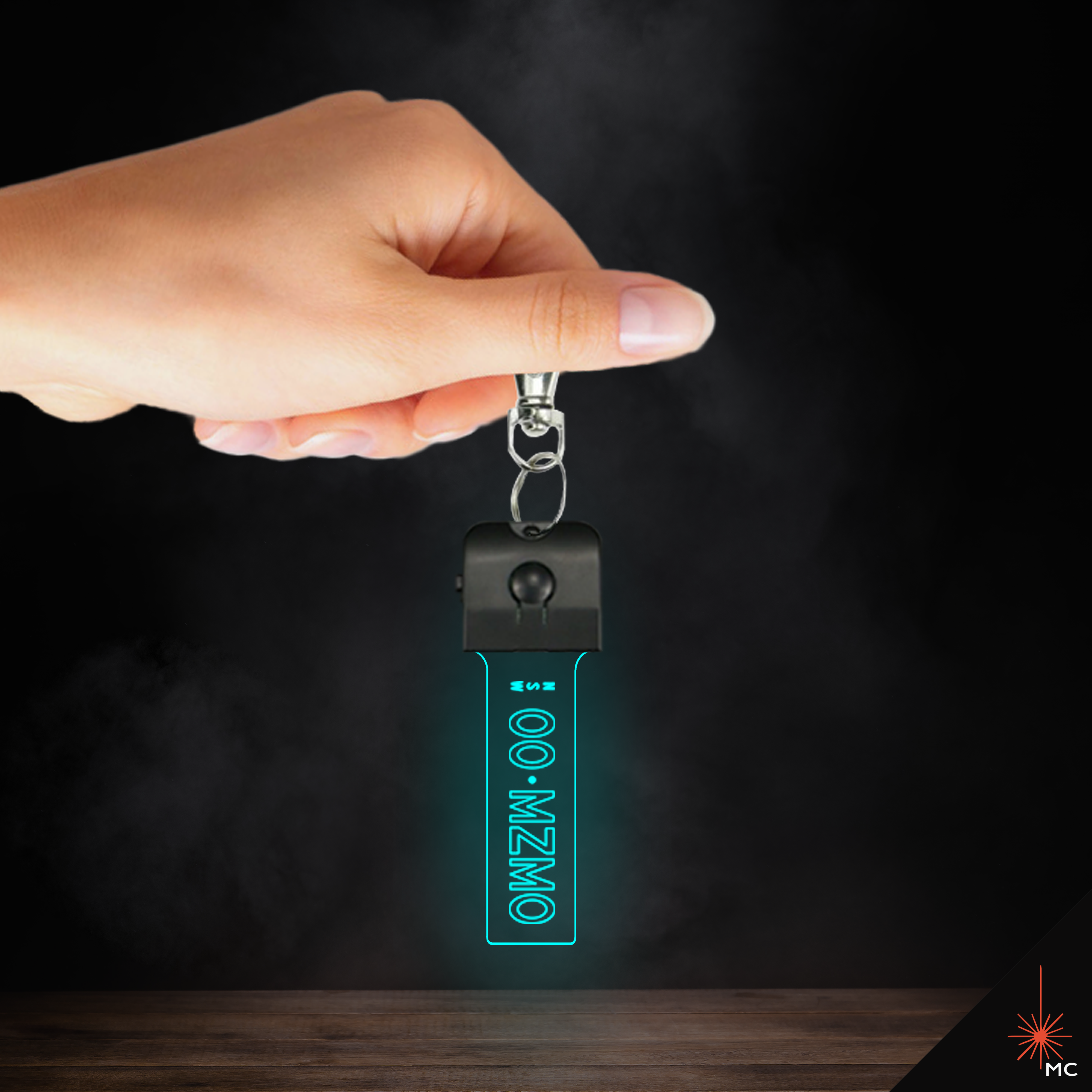 Design Your Own - Custom LED Vehicle Registration Number Plate Keychain