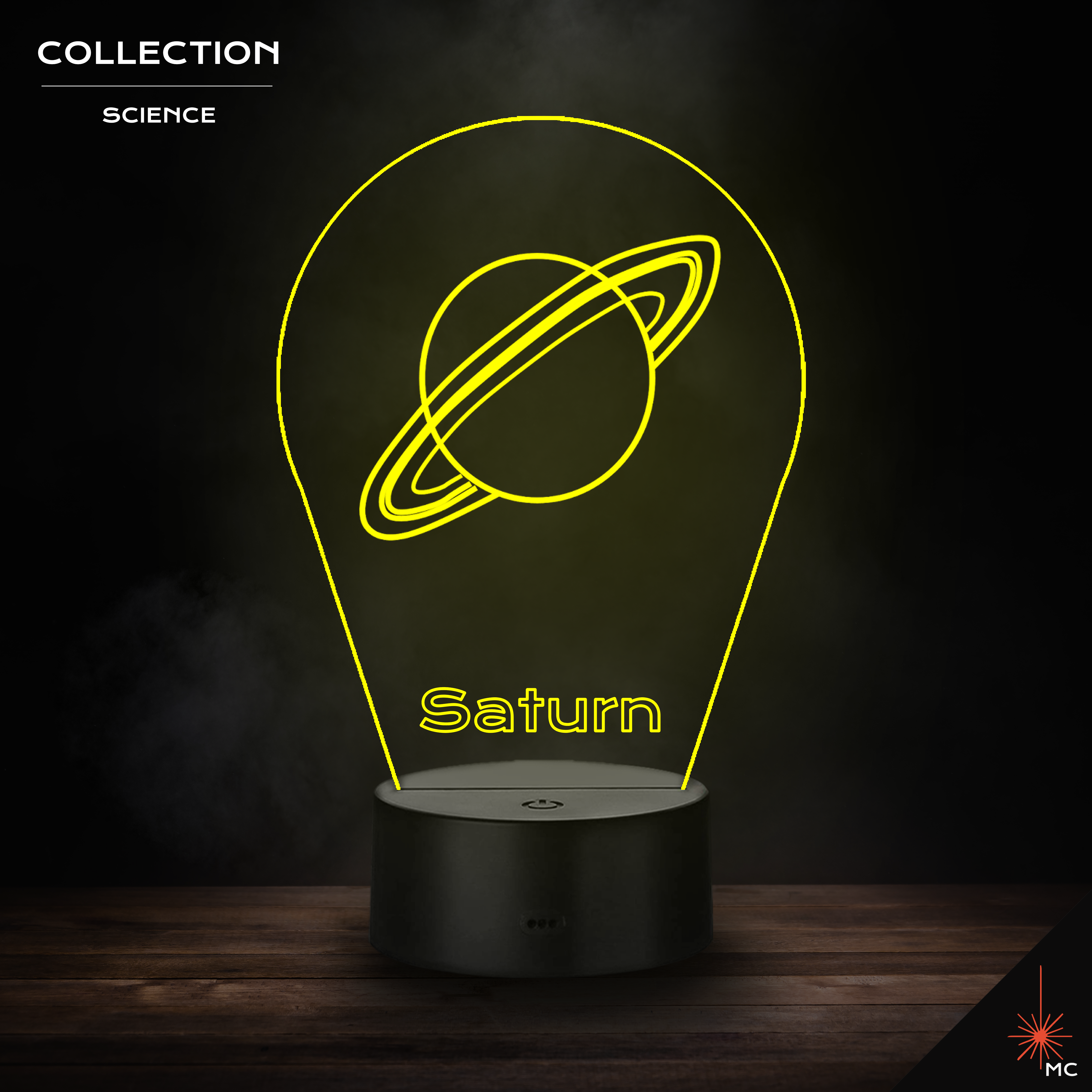 LED Lamp - Saturn [Planet] (Science)