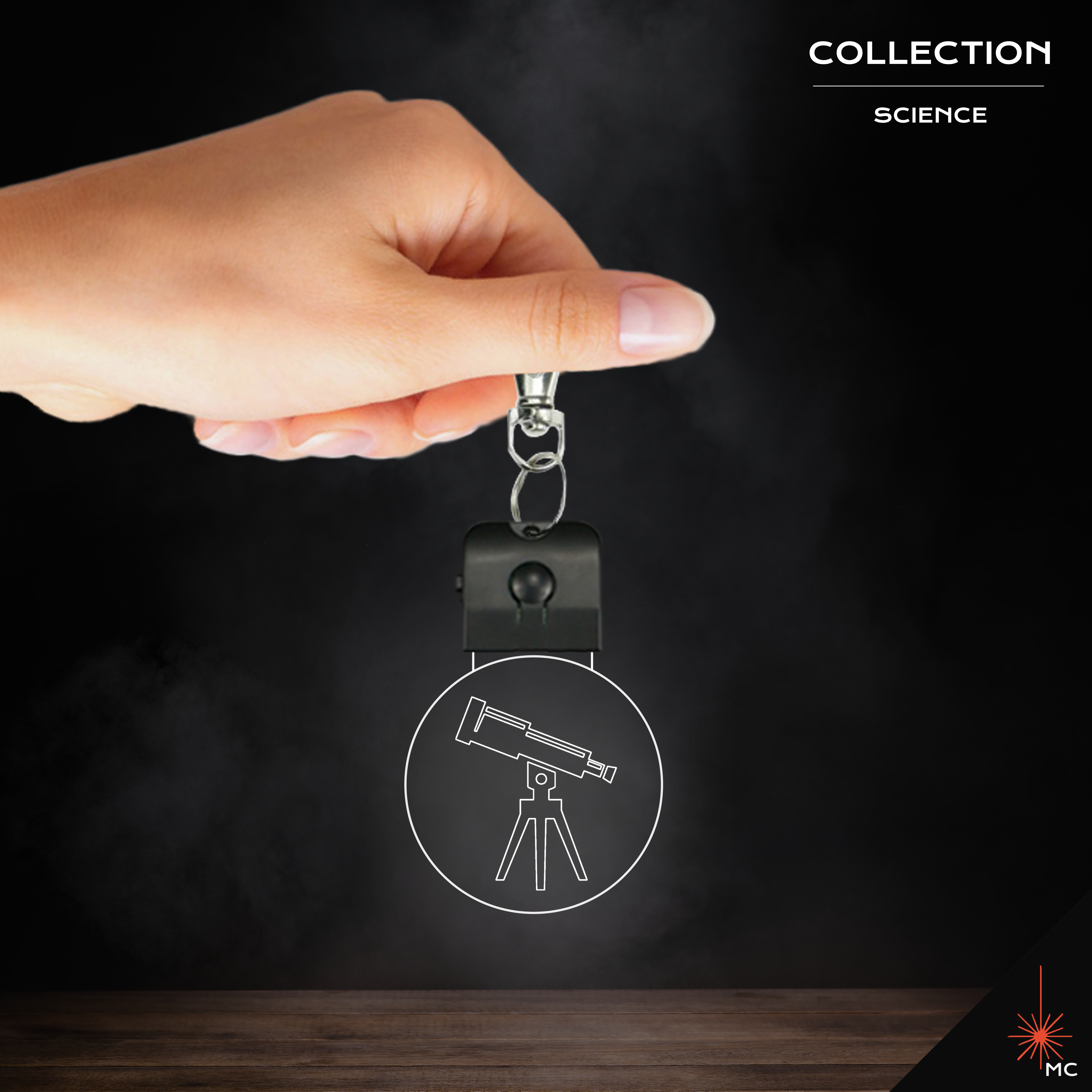 LED Keychain - Space Telescope (Science)