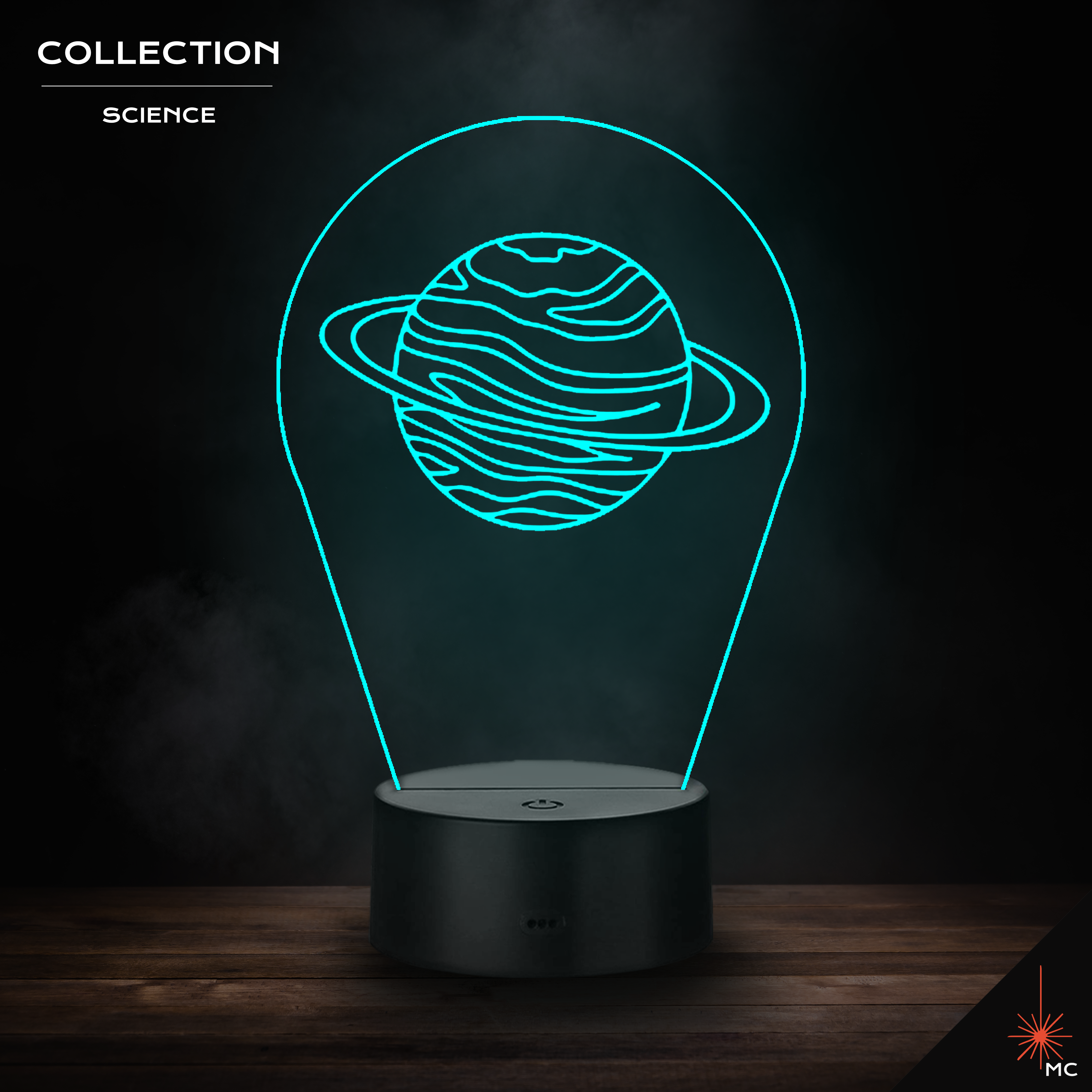 LED Lamp - Uranus [Planet] (Science)