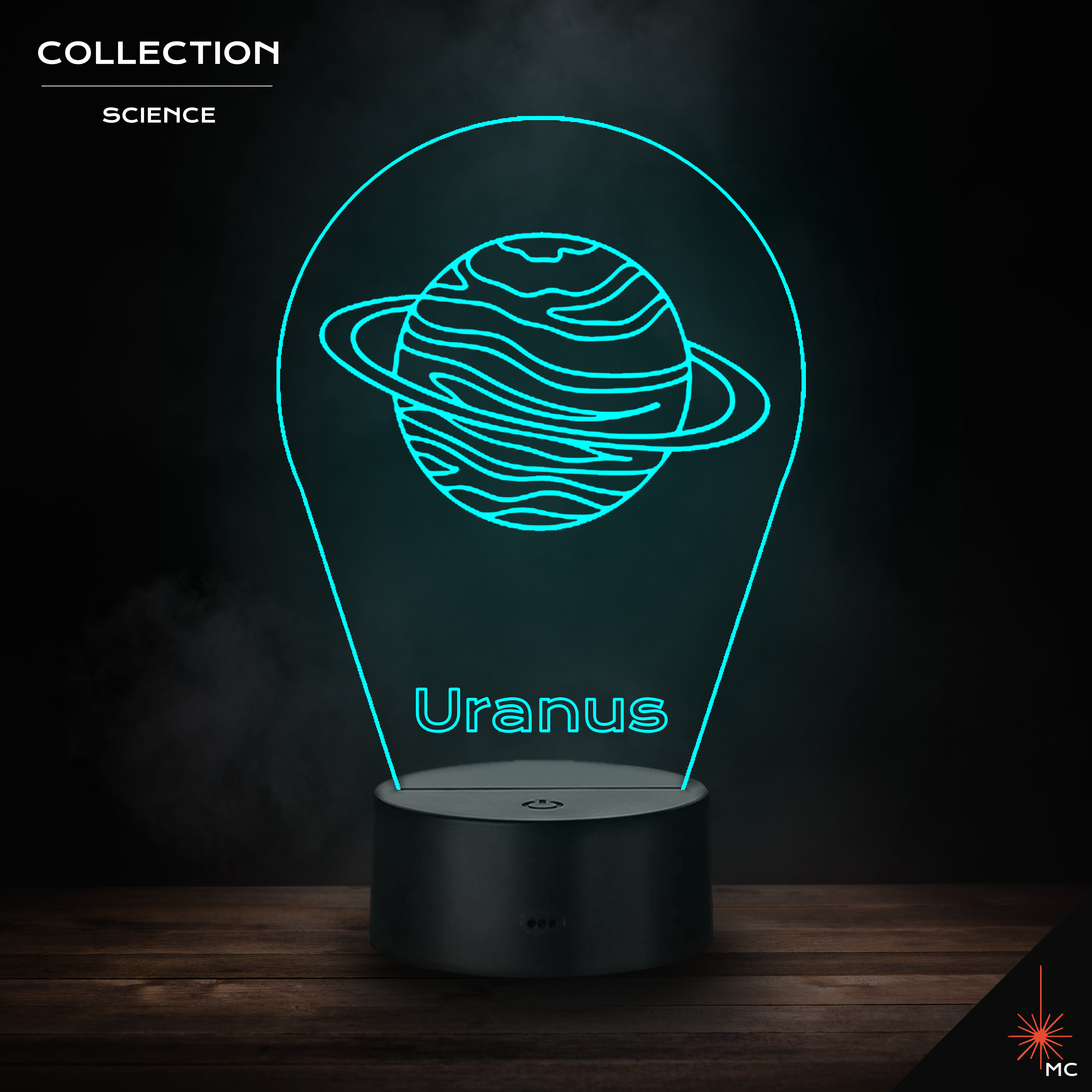 LED Lamp - Uranus [Planet] (Science)