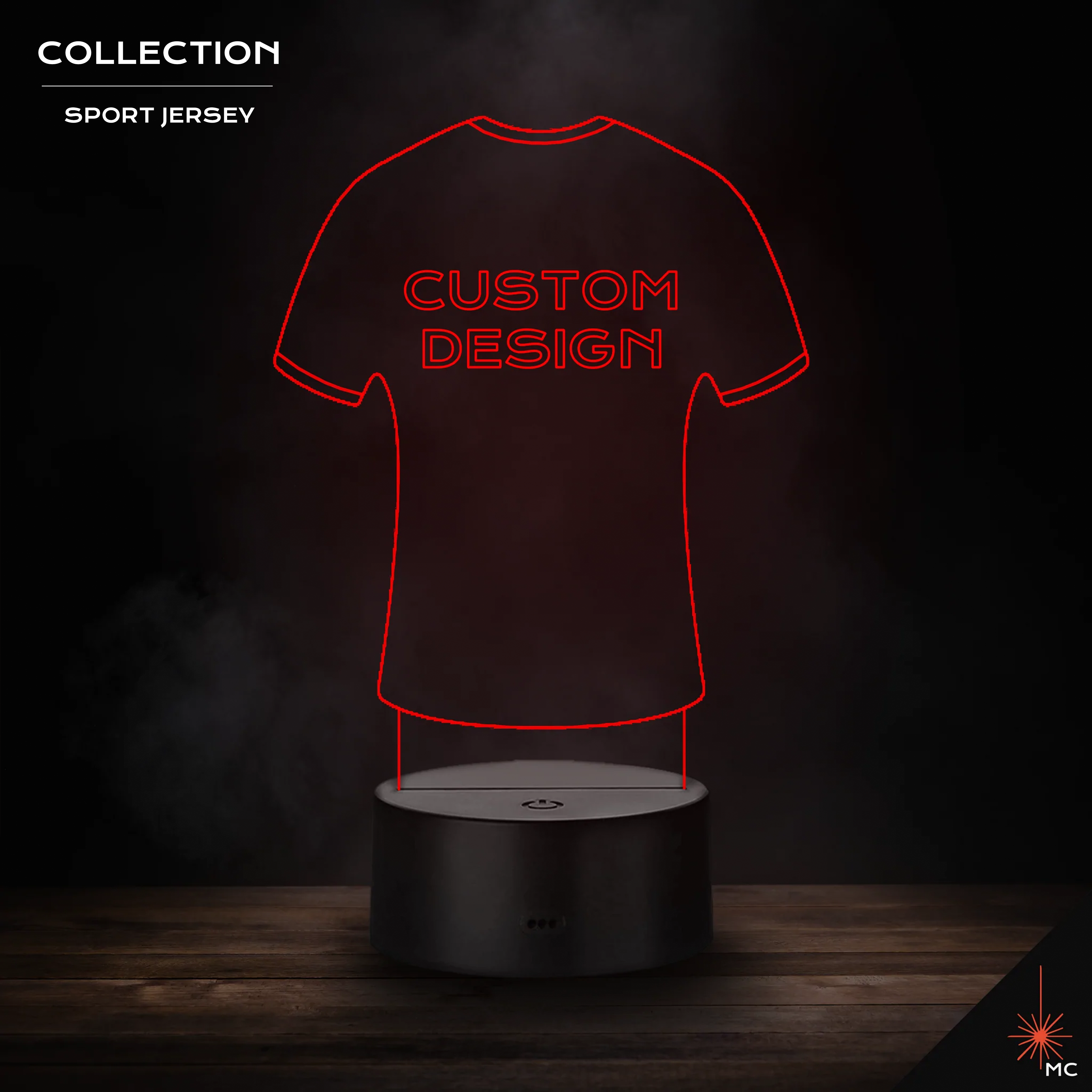 Design Your Own - Custom Sport Jersey LED Lamp