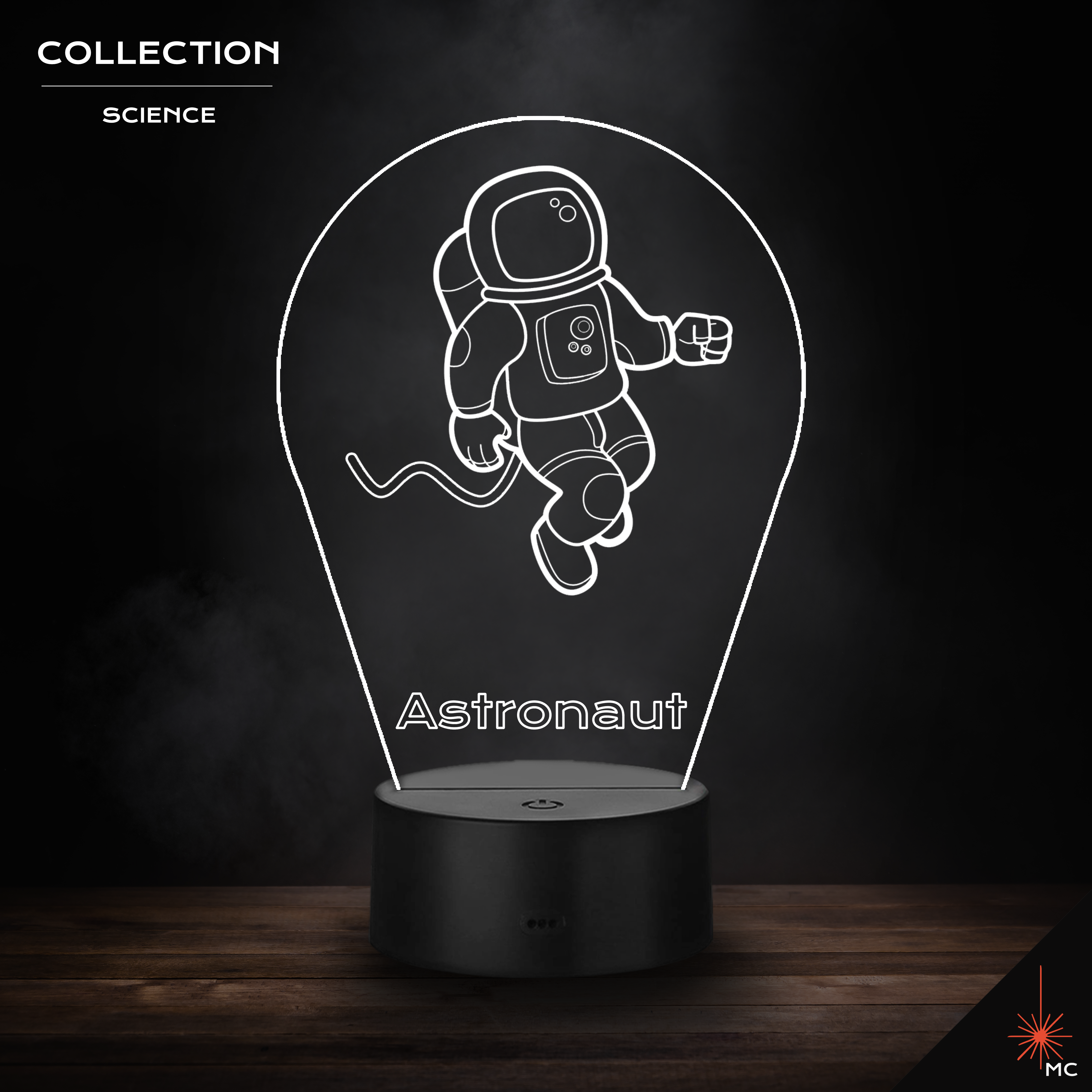 LED Lamp - Astronaut (Science)