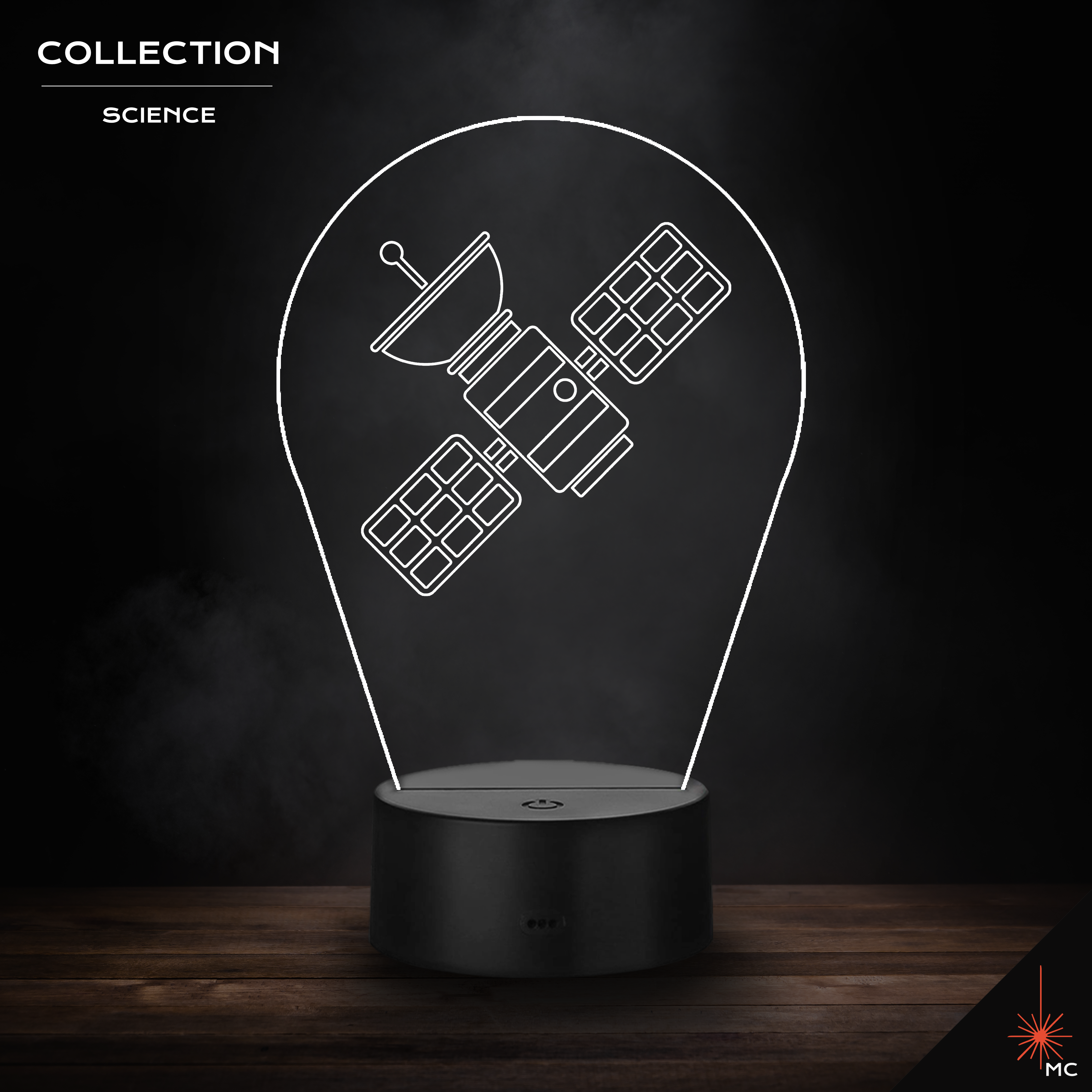 LED Lamp - Space Satellite (Science)