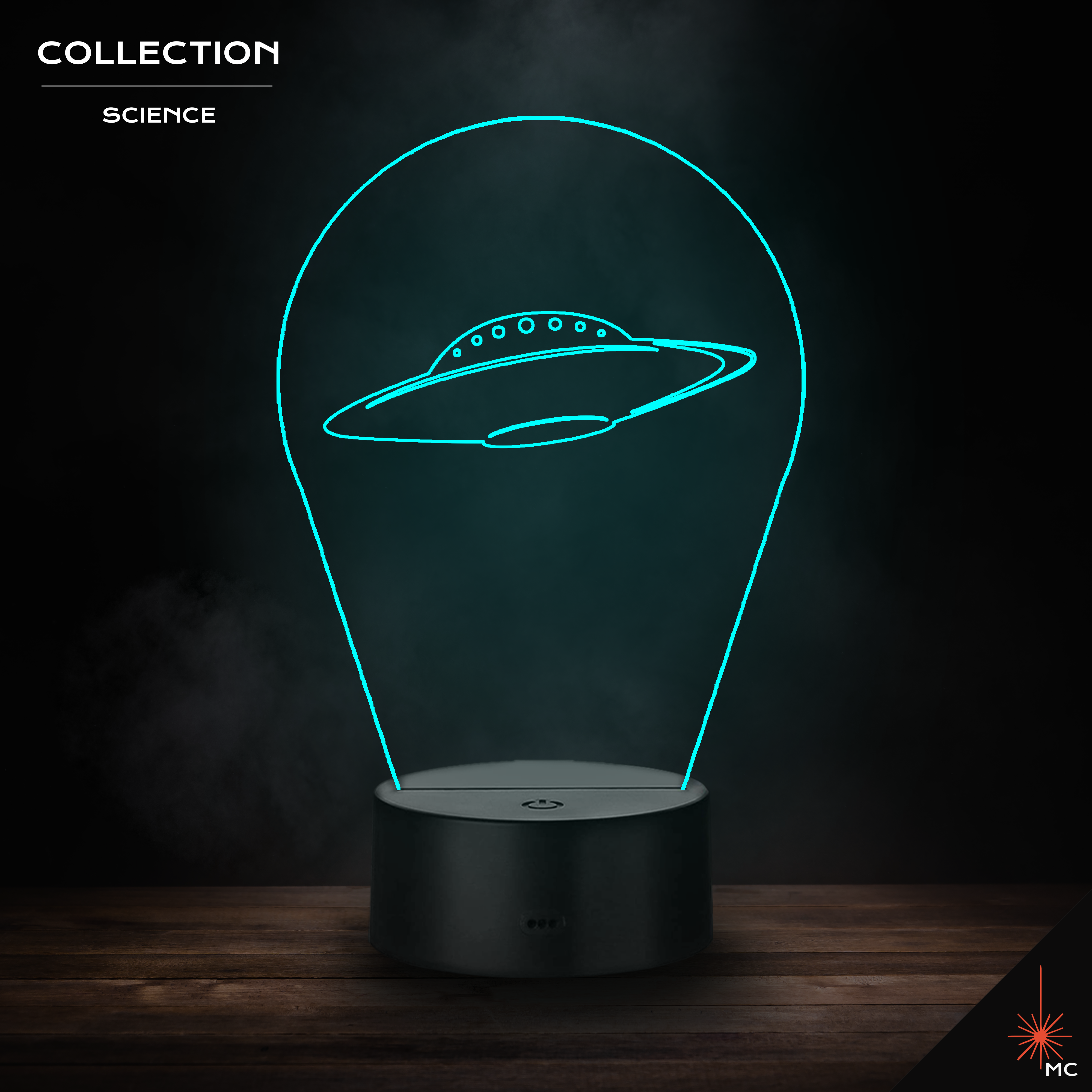 LED Lamp - Unidentified Flying Object [UFO] (Science)