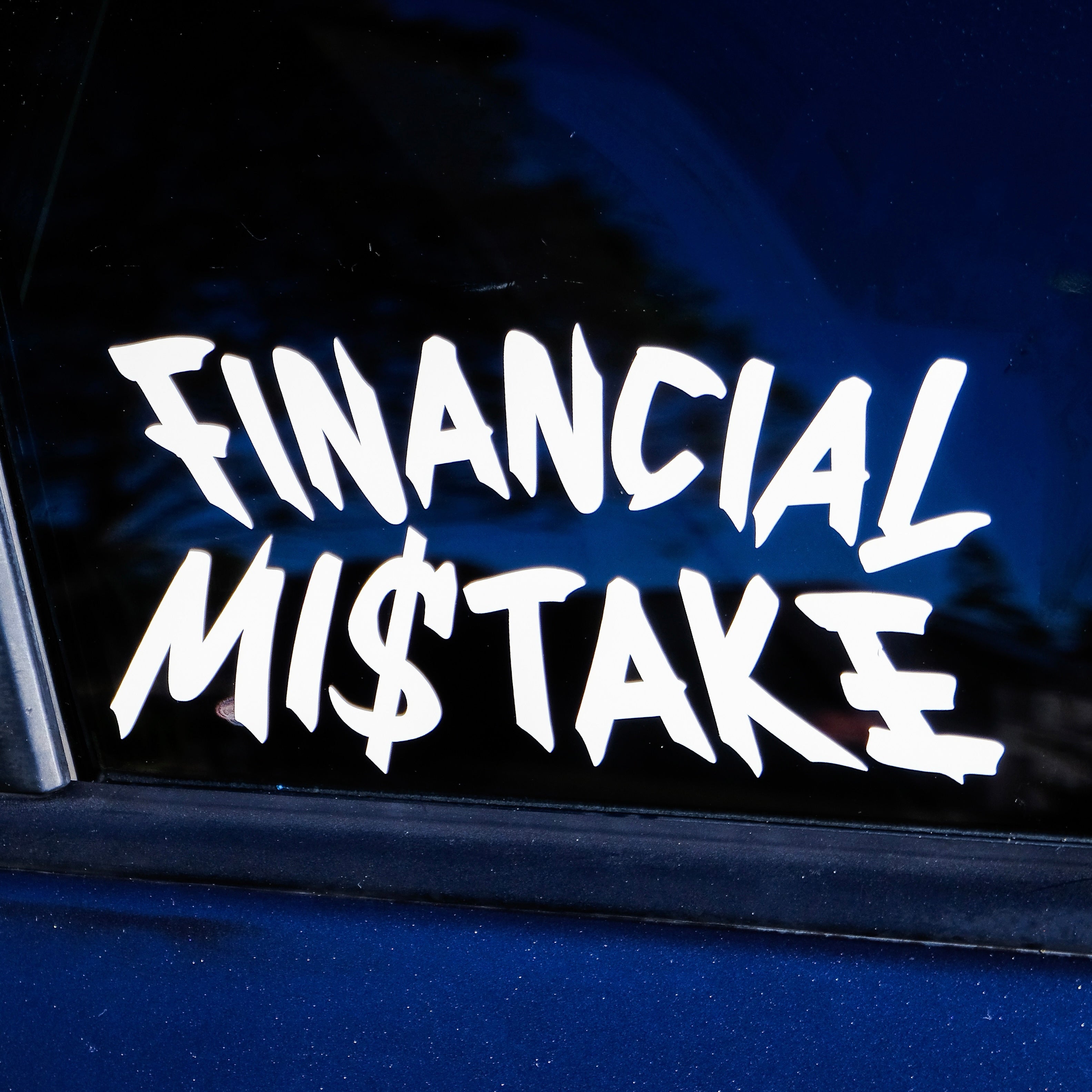 Mazushi Financial Mistake Sticker - Mazushi