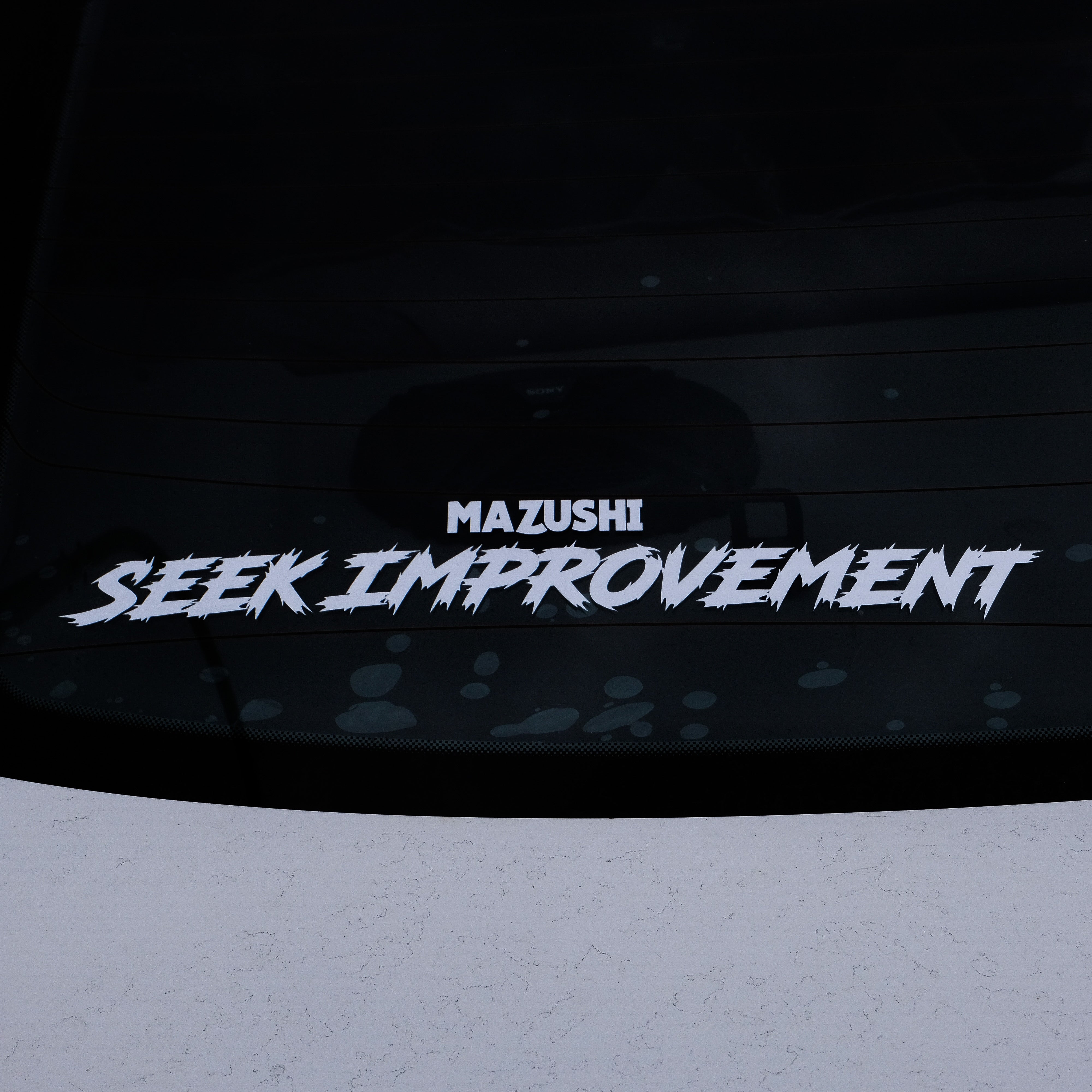 Mazushi Seek Improvement Sticker - Mazushi